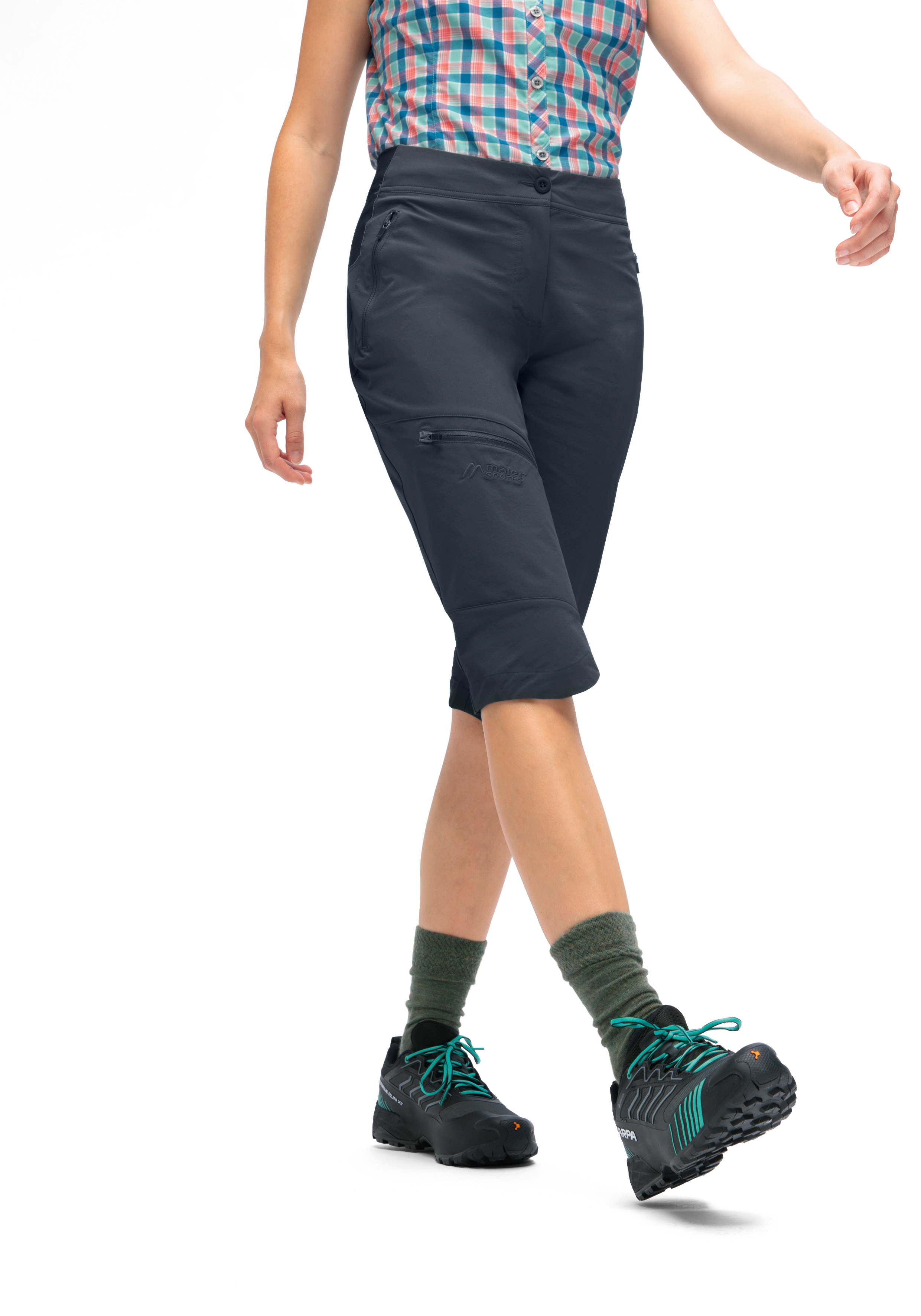 Inara slim Capri Vario Kurze Hose, Schuh, Hosen, Person, Turnschuh, Kurze Hose, Schuh, Hosen, Person, Turnschuh