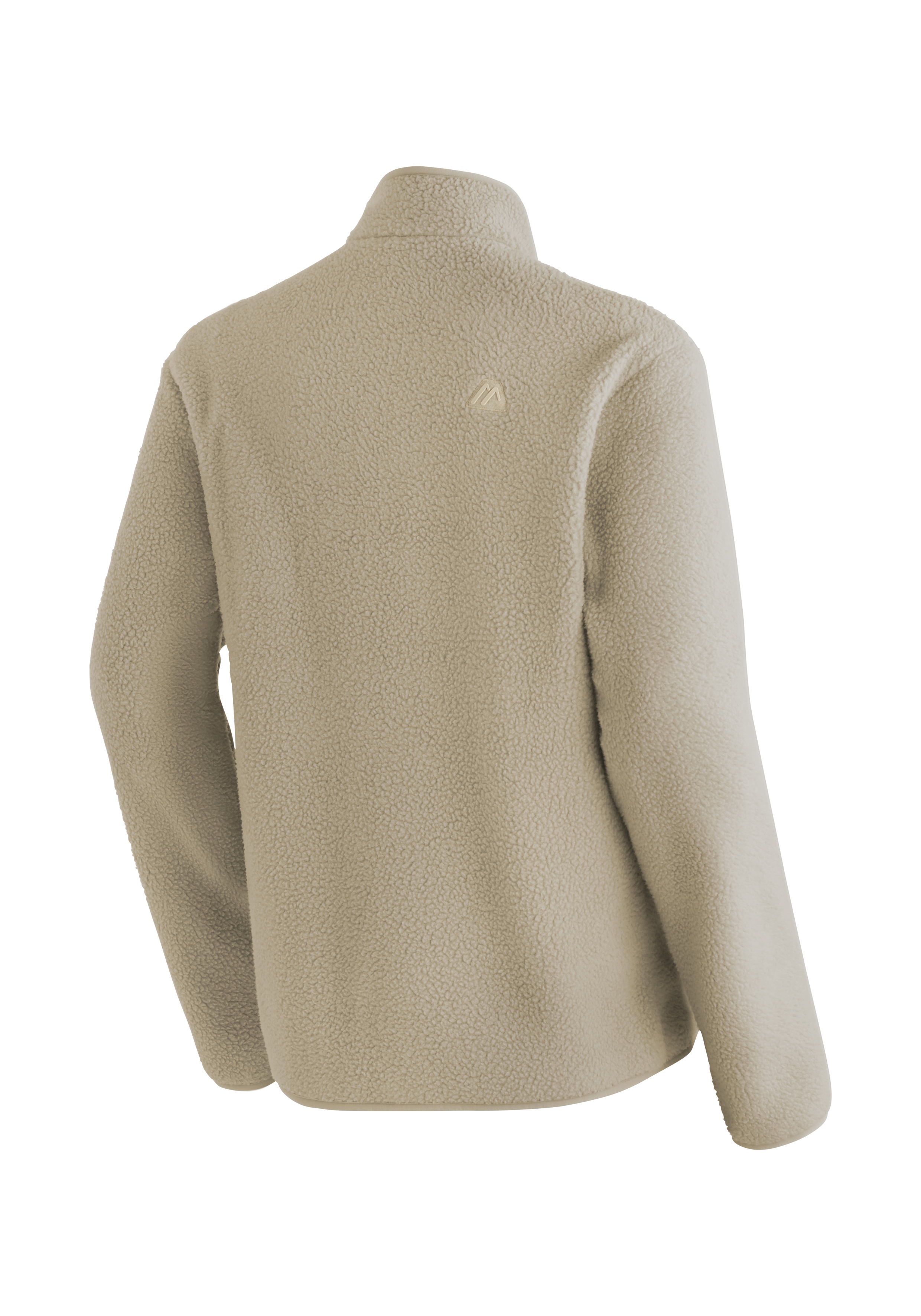 Racka Plus M Fleecejacke, Beige, Sherpa, Nähte, Kragen