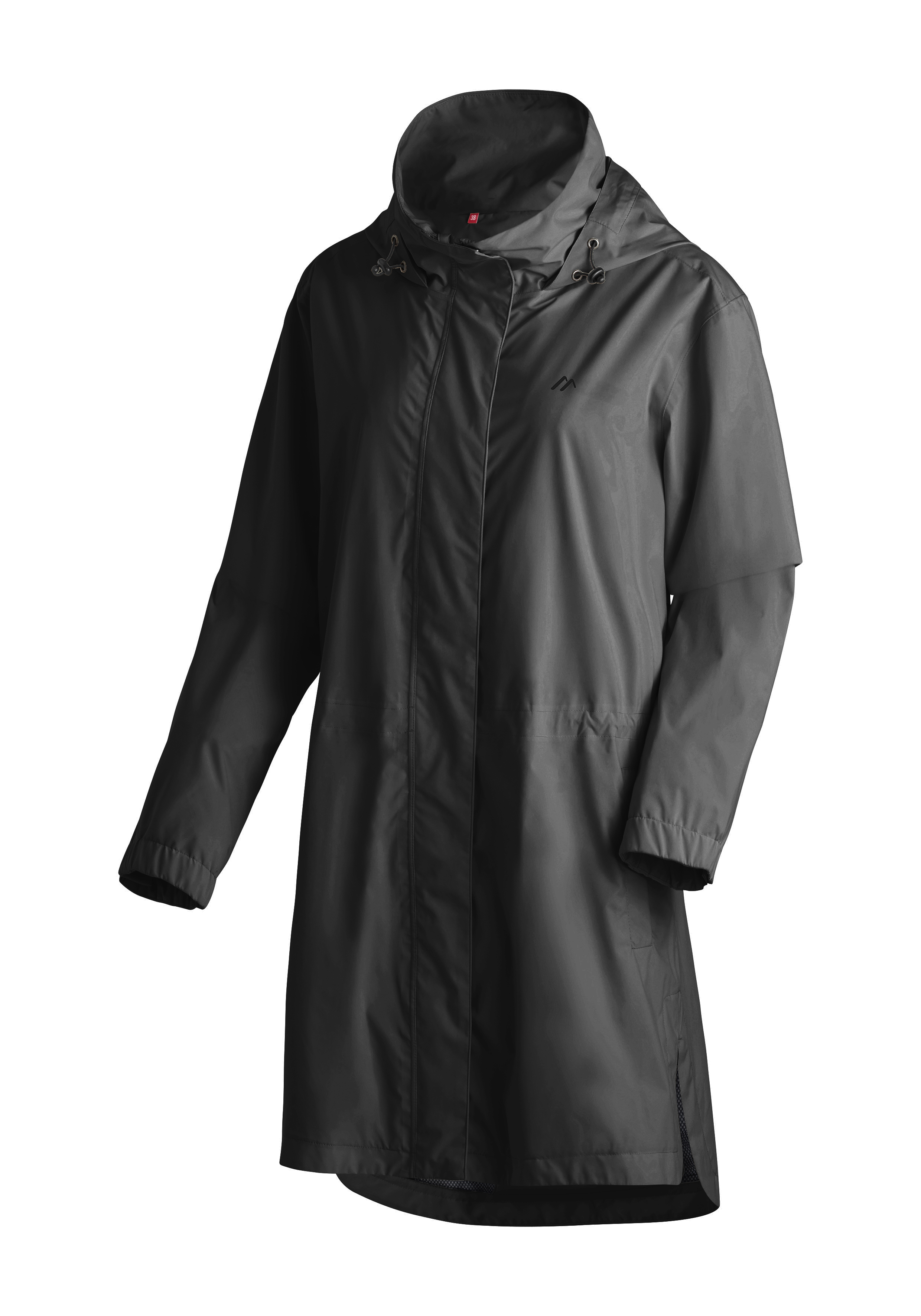 Regenjacke, Herrenjacke, Mantel, Grau, Hoodie-ähnlich