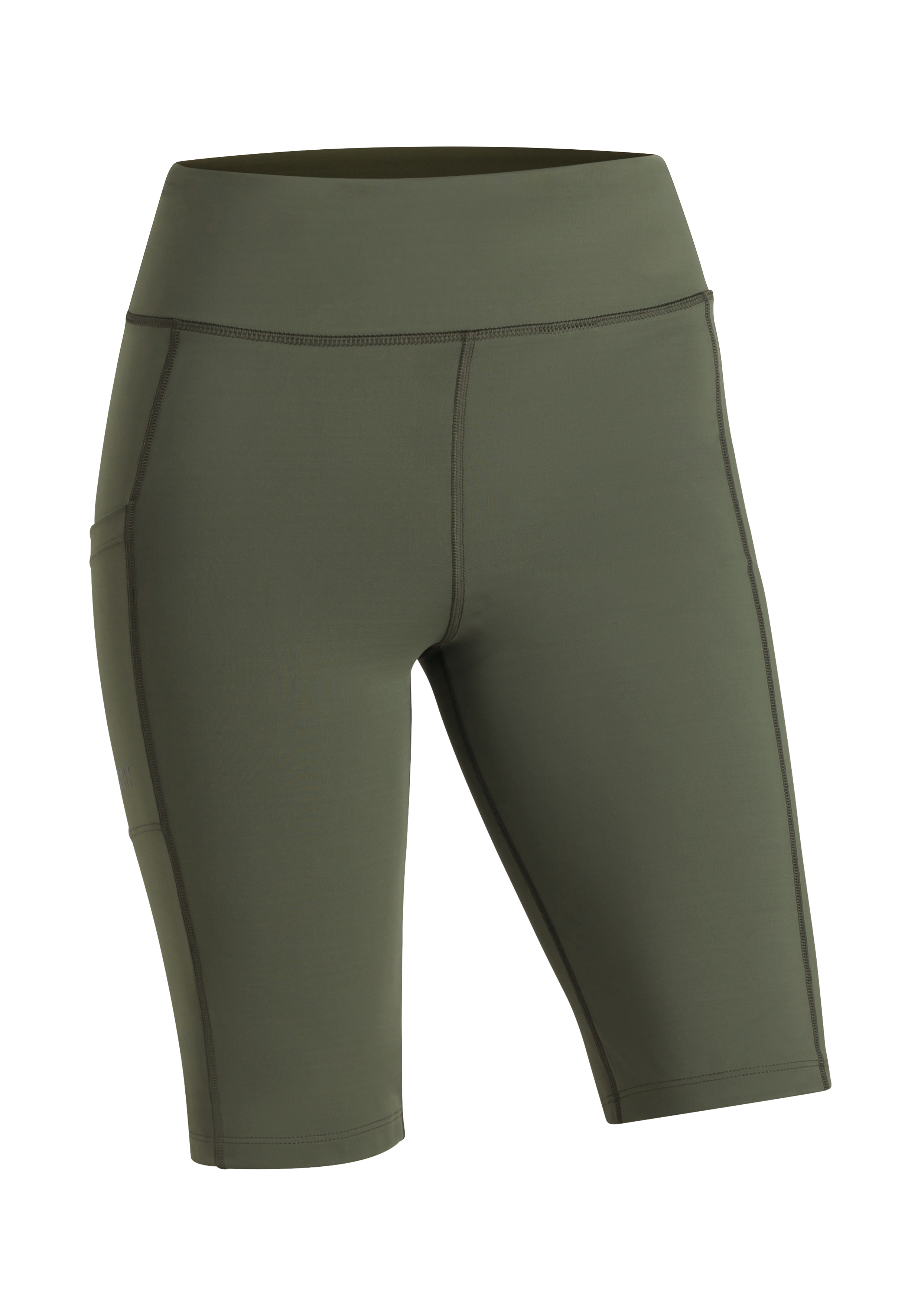 MS FAV Bermuda Tight W Hose, Shorts, Olive, High-waist, Stitching