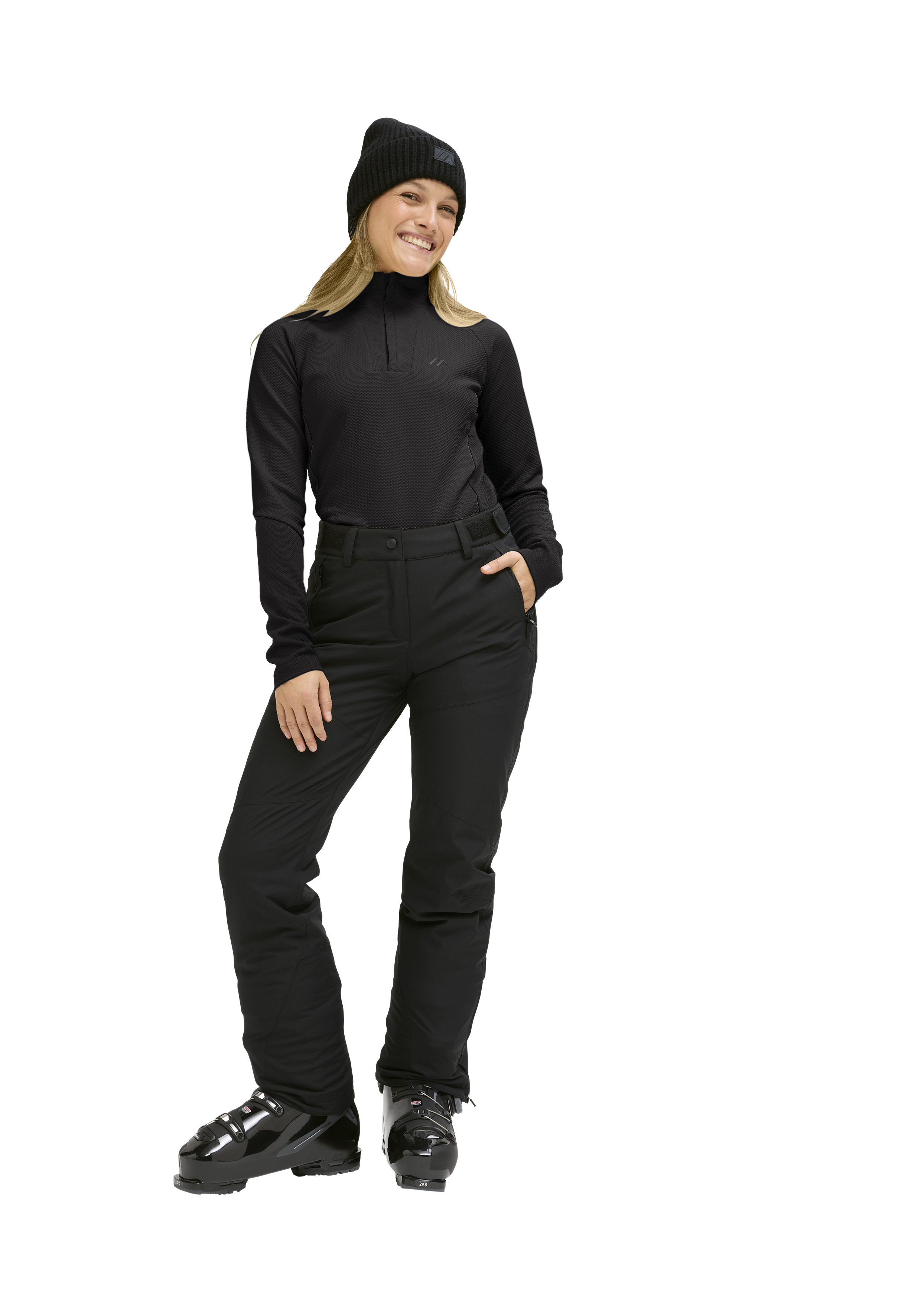 Rogla HZ W Skihose, Snowboardhose, Funktionshose, Schwarz, Winterbekleidung