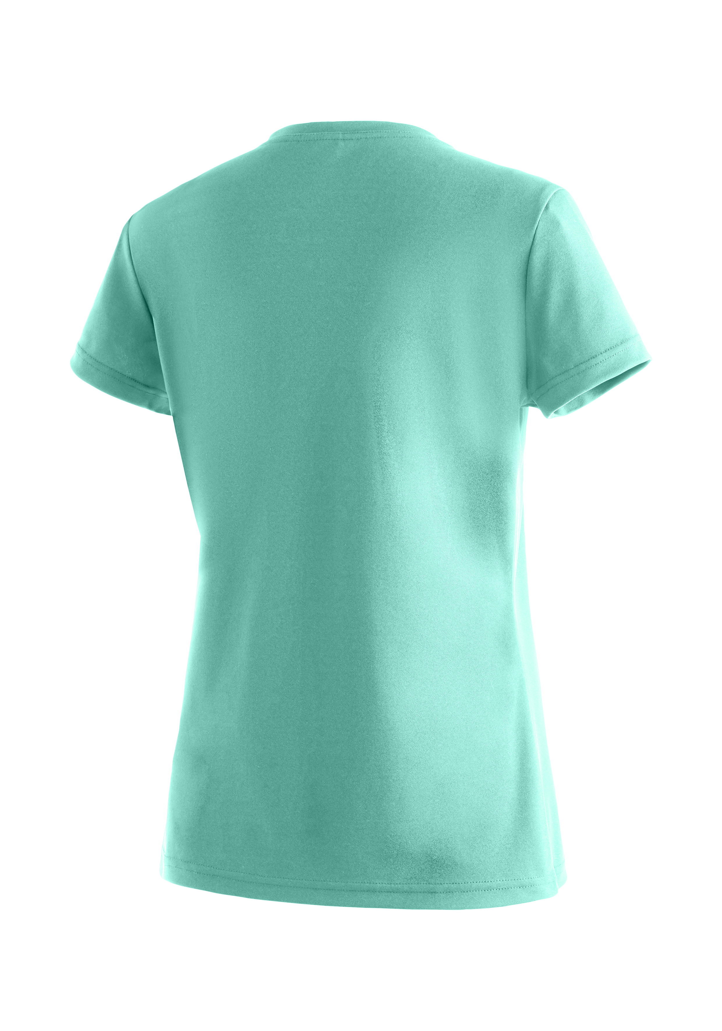 T-Shirt, Kurzarm, Rundhals, Uni-Farbe, Mintgrün