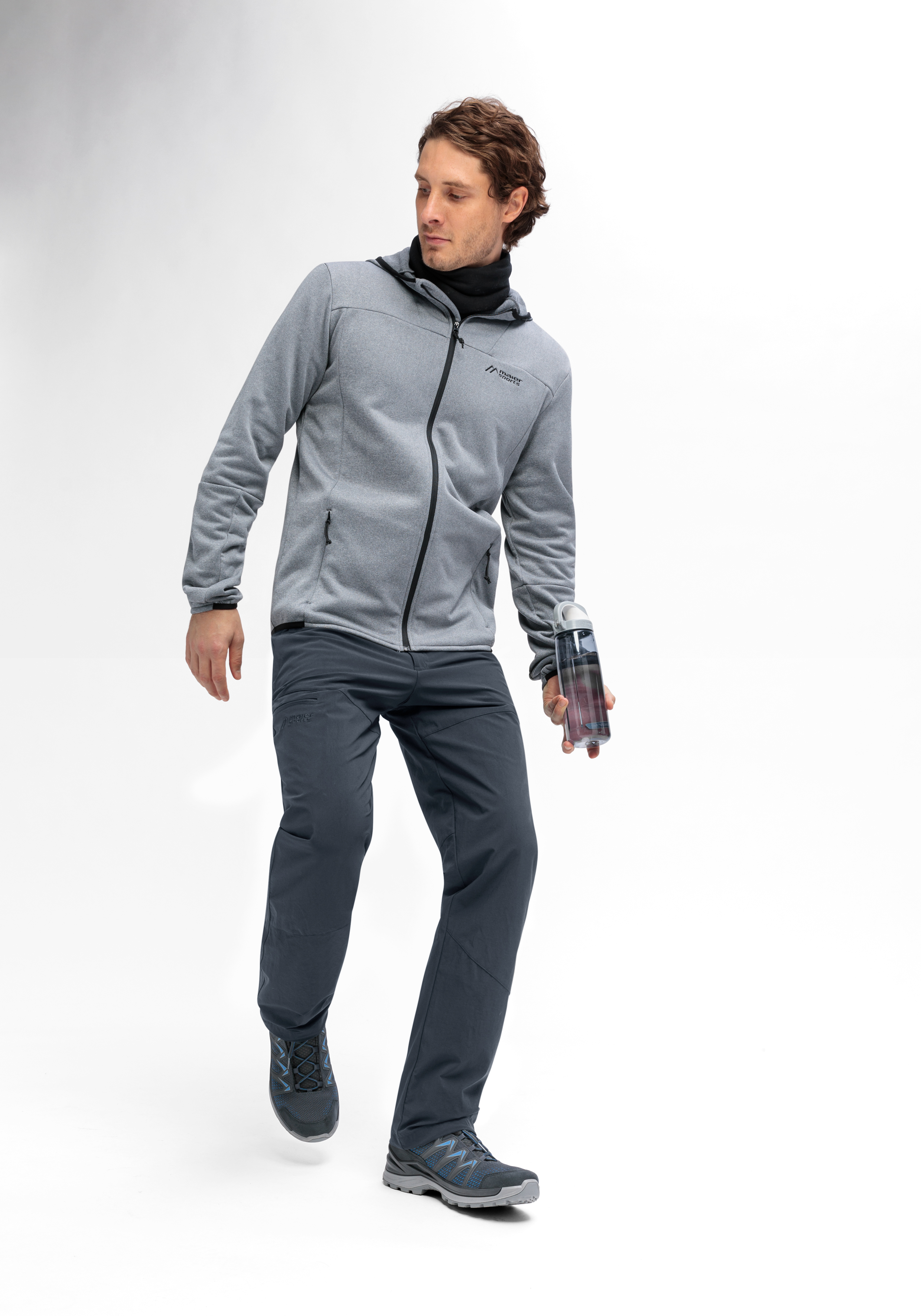 Nil Winter Langarm, Pullover, Sweatshirt, Mann, Person, Herrenjacke, Fleece, Reißverschluss, Hose, Wanderschuhe