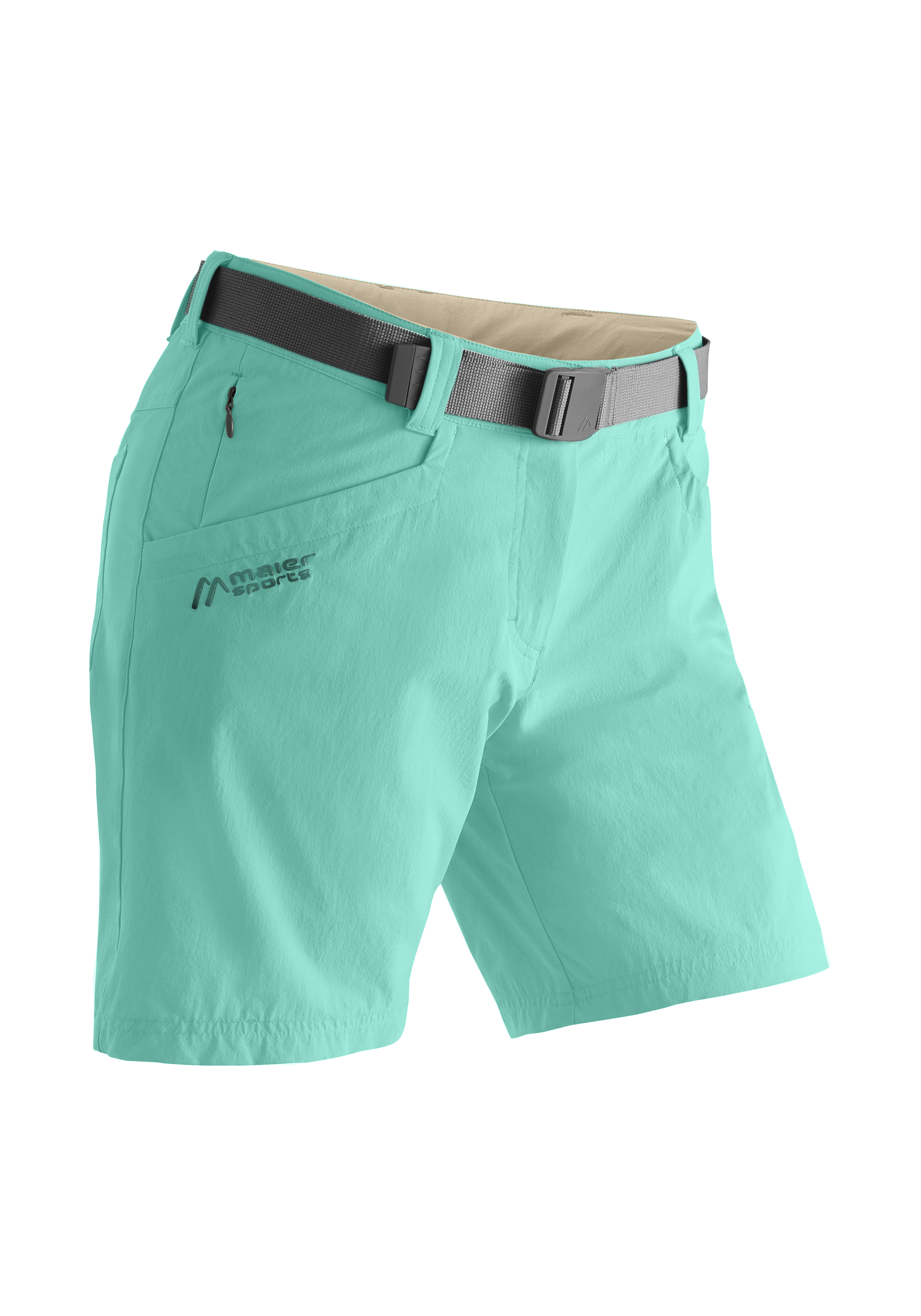 Lulaka Shorts Kurzshorts, Badeshorts, Taschen, Gürtel, Mintgrün