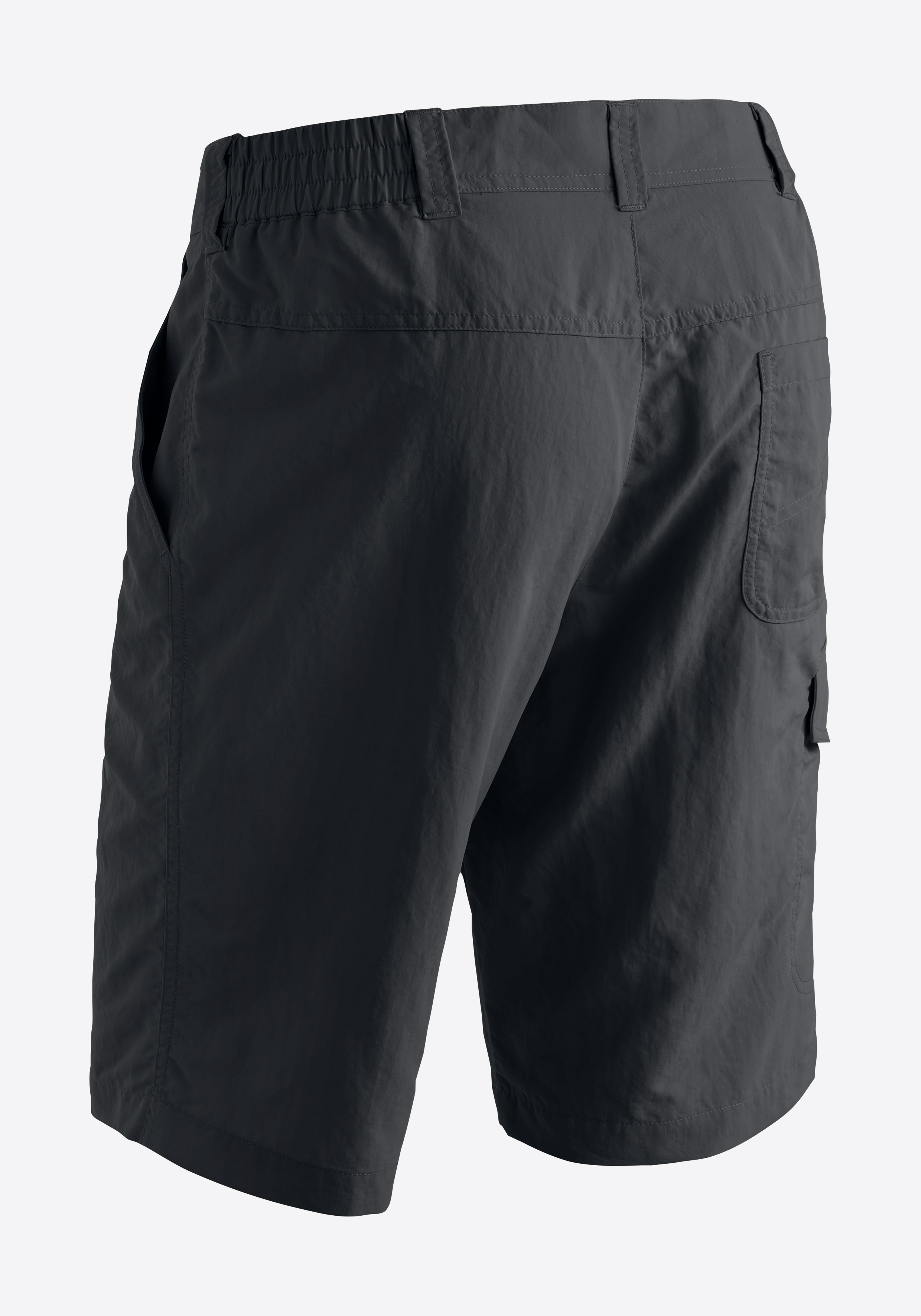 Bekleidung, Kurze Hosen, Mantel, Herren Shorts, Cargo Shorts, dunkelgrau, Pockets, Elastischer Bund