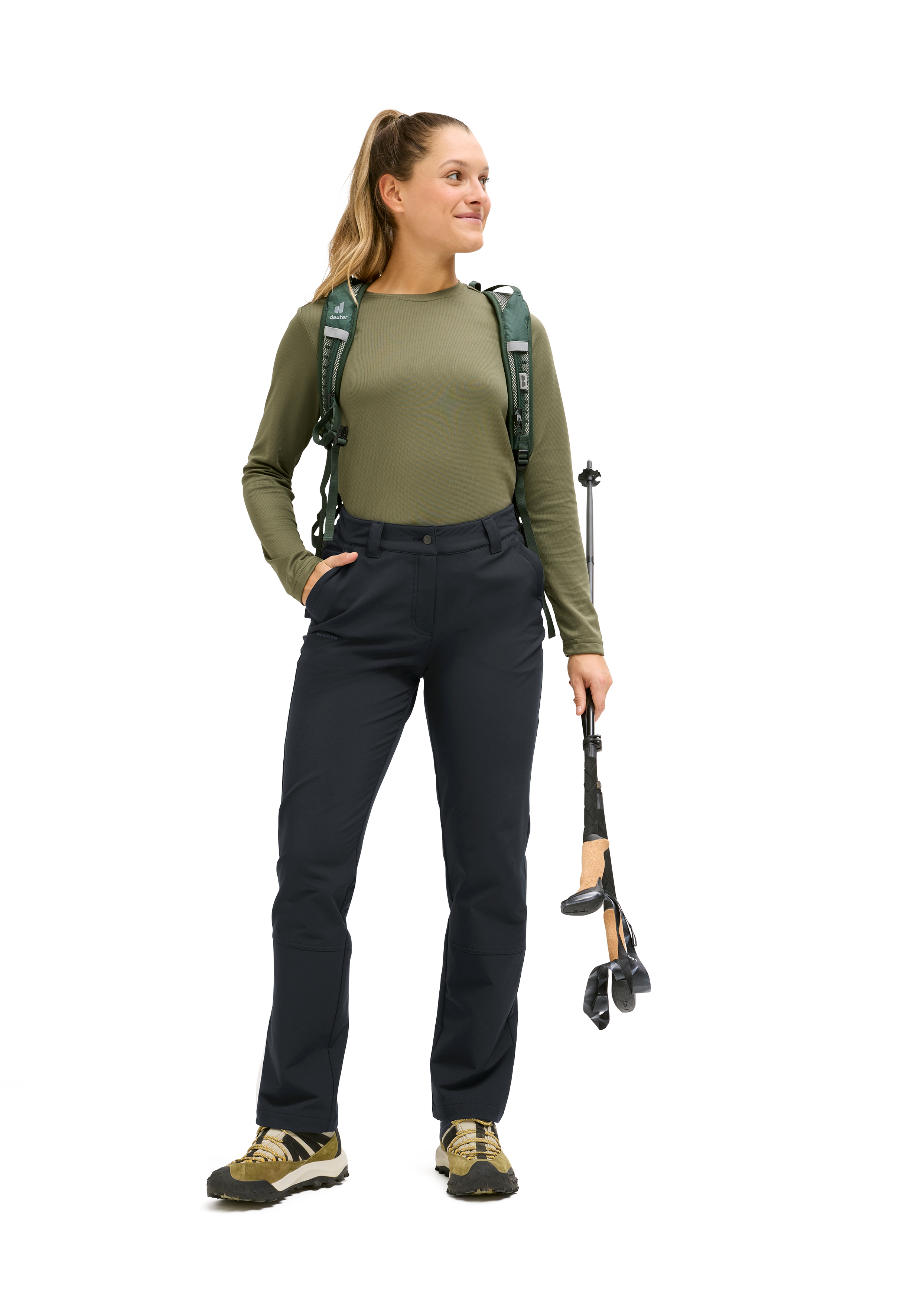 Hiking pants, Outdoor pants, Rucksack, Langarmtop, Wanderschuhe