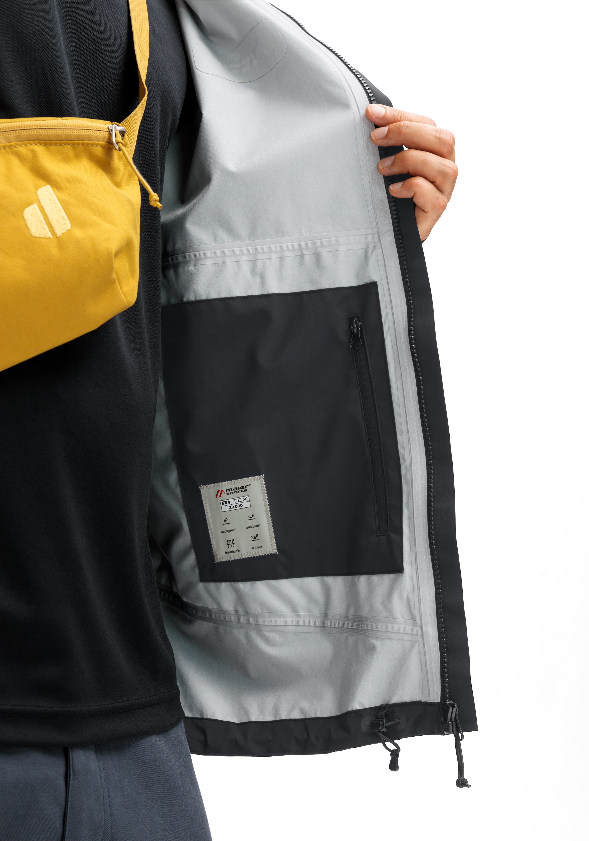 Regenjacke, Reißverschluss, Außenjacke, Seitentasche, Innentasche, Jacke, Reissverschluss, Außenfach, Geldbörse, Nylon