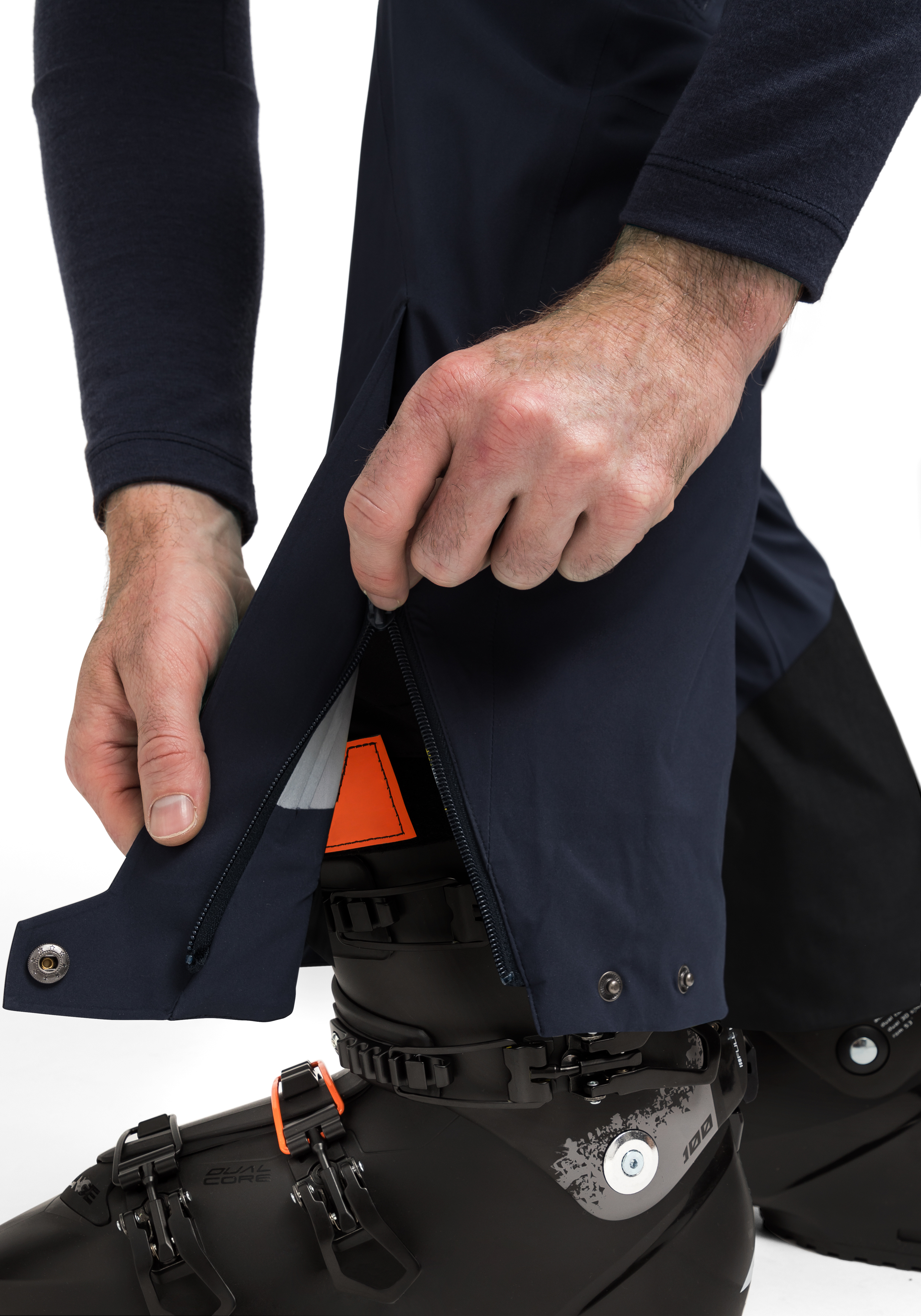 Liland P3 Pants M Schuh, Hosen, Erwachsener, Mann, Person, ski pants, Zip pocket, orange interior, Reißverschlussleiste, Schuhkompatibel