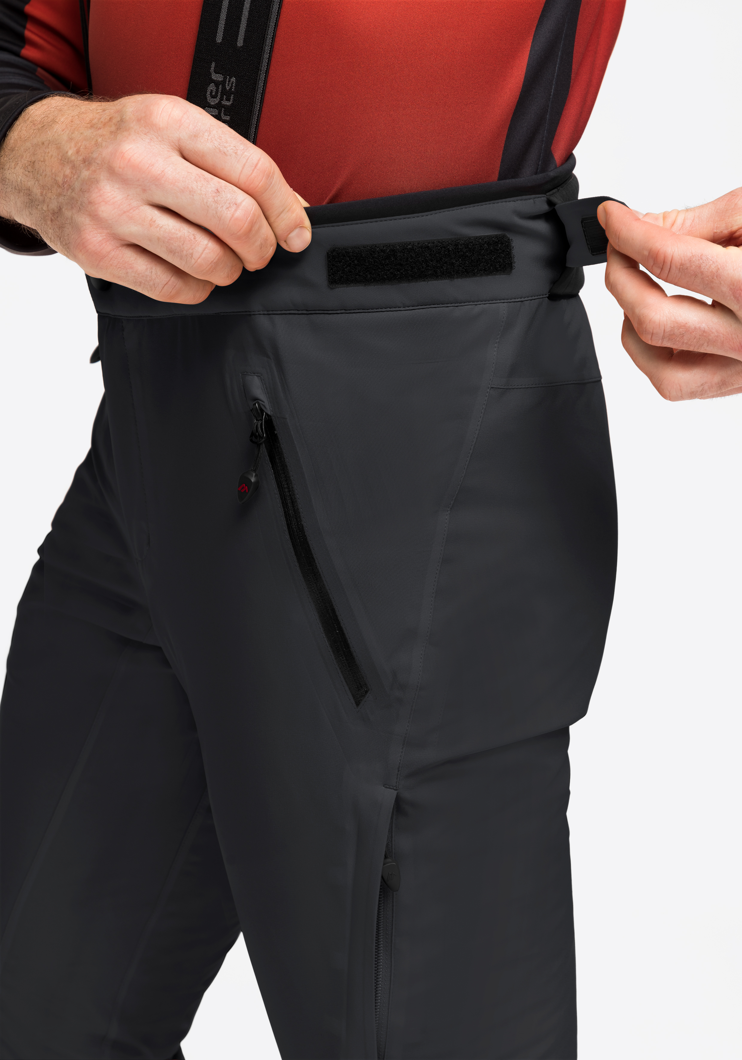 Bekleidung, Hosen, Zubehör, Gürtel, Hose, Softshell, Reißverschluss, Taschen, Gürtelclip