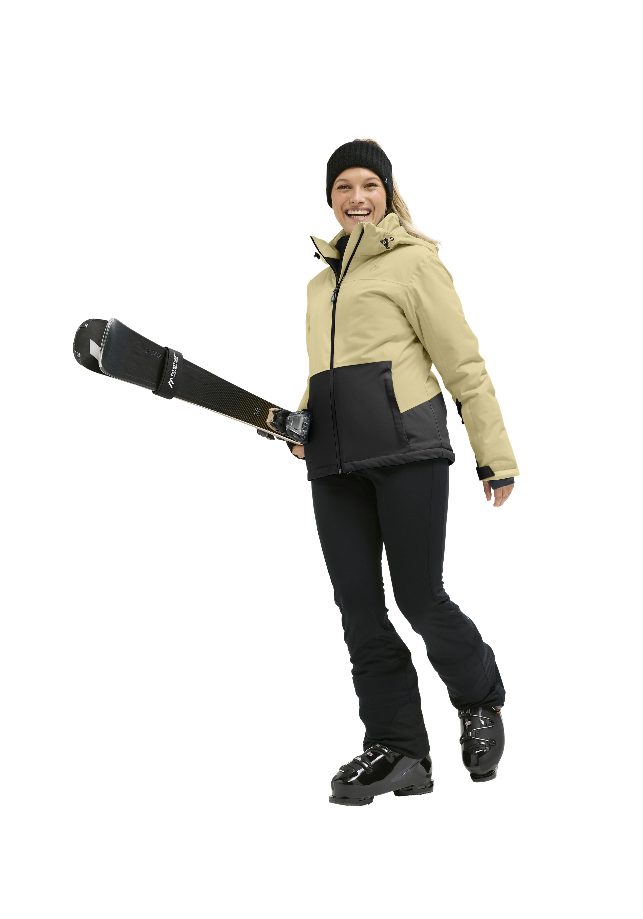 Skijacke, Skibekleidung, Snowboard/Ski Gear, Schneeschuhe, Gürtel?
