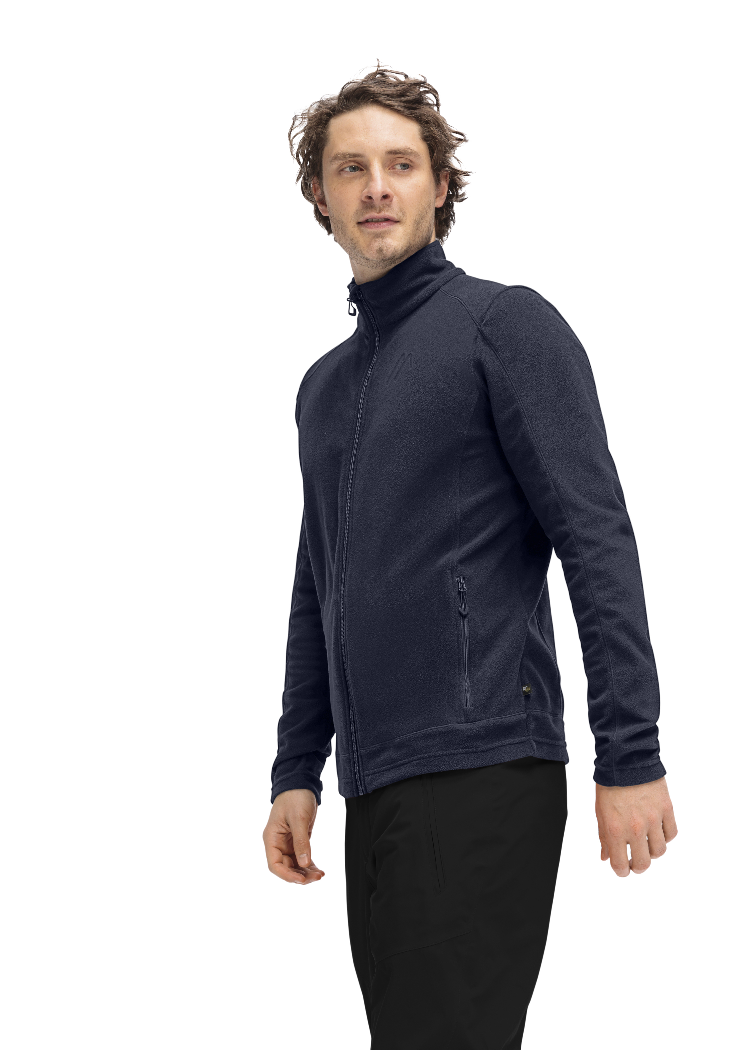 Dennis Jacket M Vlies, Langer Ärmel, Mantel, Jacke, Person, Vlies, Langer Ärmel, Mantel, Jacke, Person, Vlies, Langer Ärmel, Mantel, Jacke, Person, Vlies, Langer Ärmel, Mantel, Jacke, Person, Fleecejacke, Zipjacke, Stehkragen, Reißverschlussseite, Navy