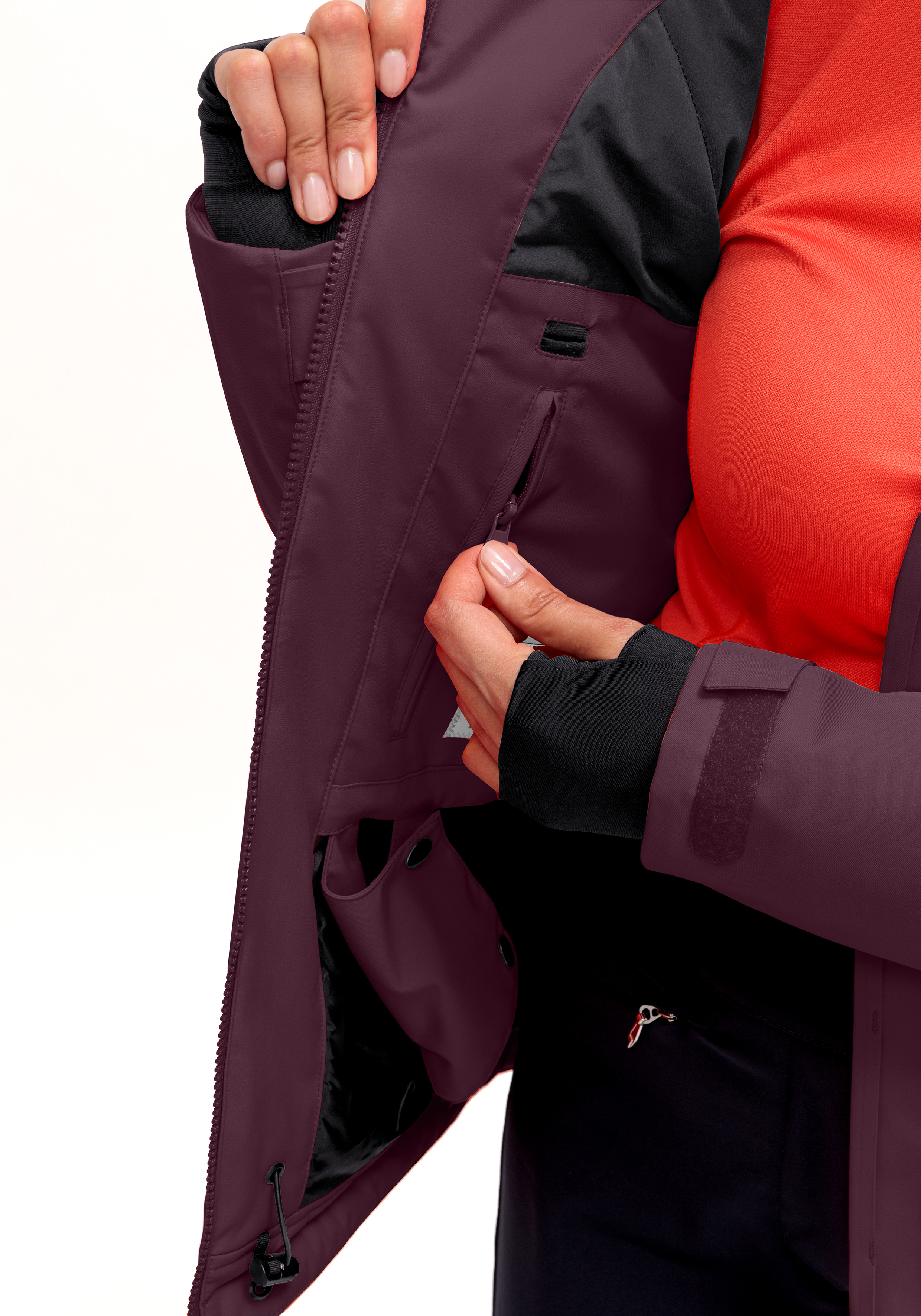 Mantel, Jacke, Weste, Finger, Person