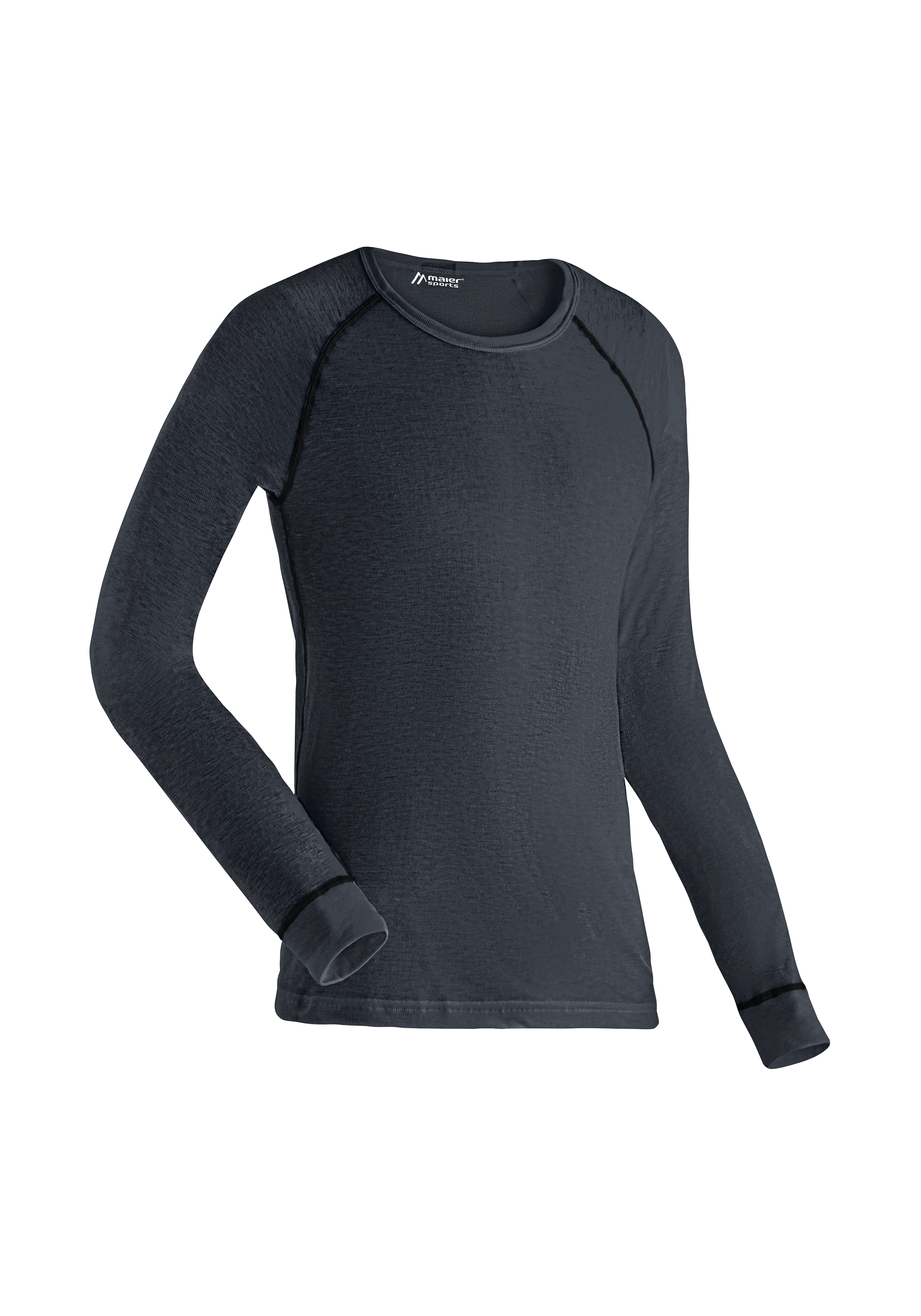 Adrian Langarm, Ärmel, Vlies, Mantel, Pullover, Langarmshirt, dunkles Grau, Raglan-Schnitt, Kühlendes Material, Herren/Unisex