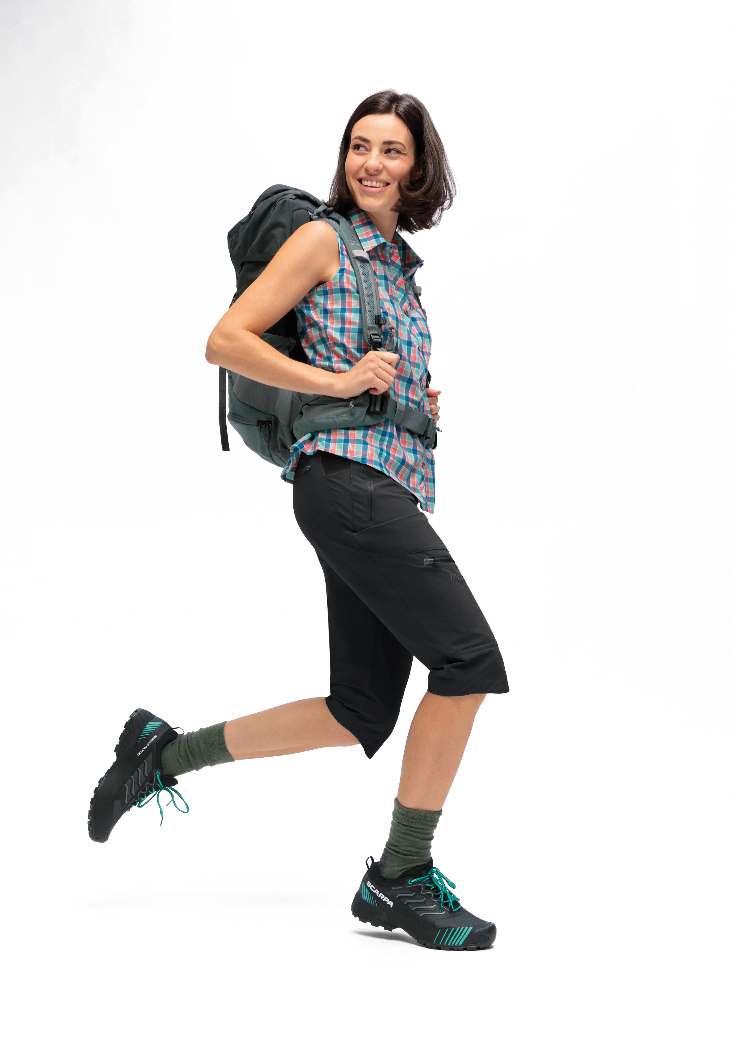 Inara slim Capri Vario Schuh, Kurze Hose, Person, Tasche, Sneaker, Schuh, Kurze Hose, Person, Tasche, Gesicht