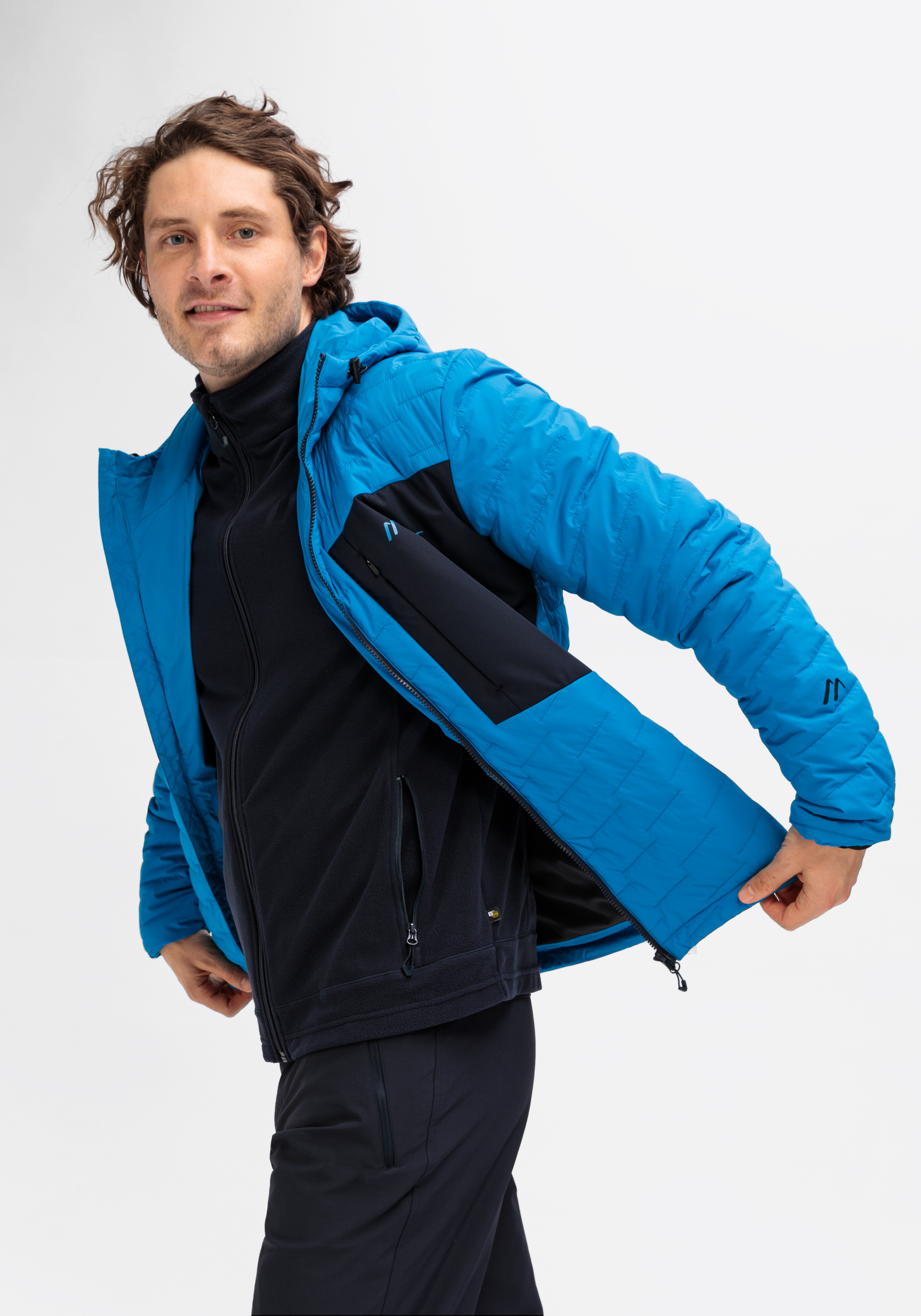 Mantel, Jacke, Langarm, Mann, Person