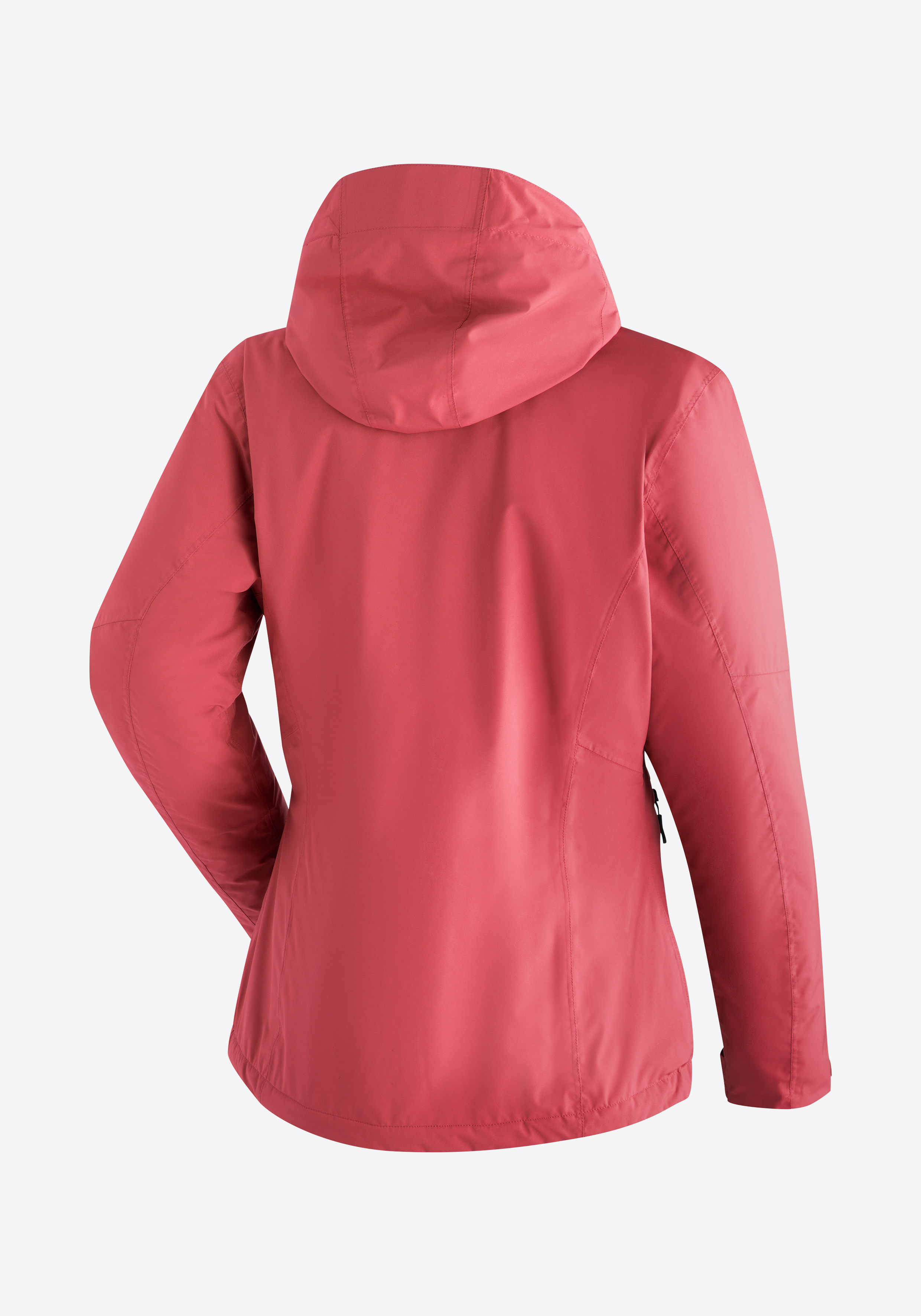 Mantel, Jacke, Kapuze, Kapuzenpulli, Langarm, Damenjacke, Kapuze, Korallenrot, Langarm, Outdoorjacke