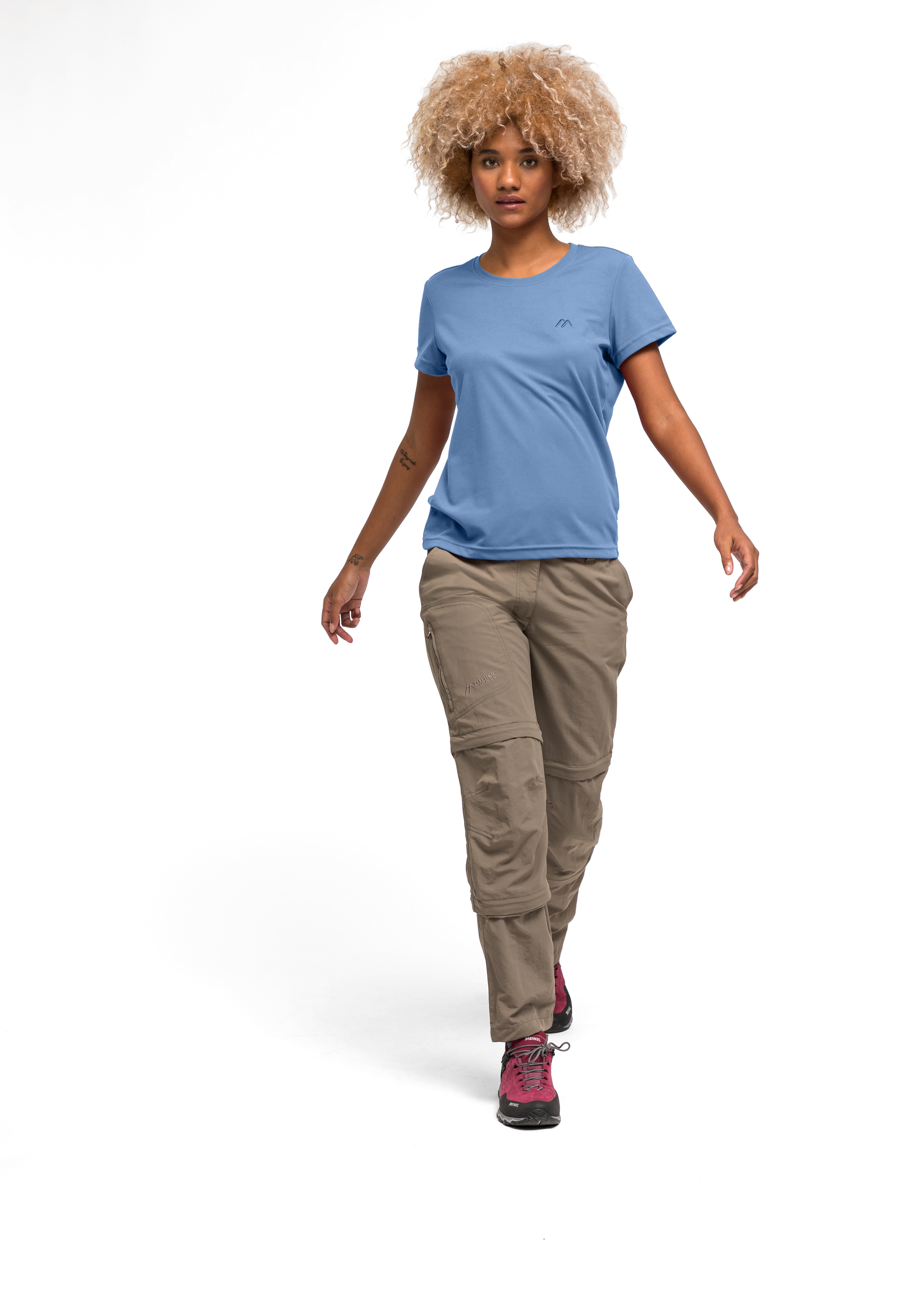 t-shirt, blaue, kurzarm, khaki-hose, jogginghose, T-Shirt, Rundhals, Uniformfarbe, Cargo-Hose, Blaue Oberbekleidung