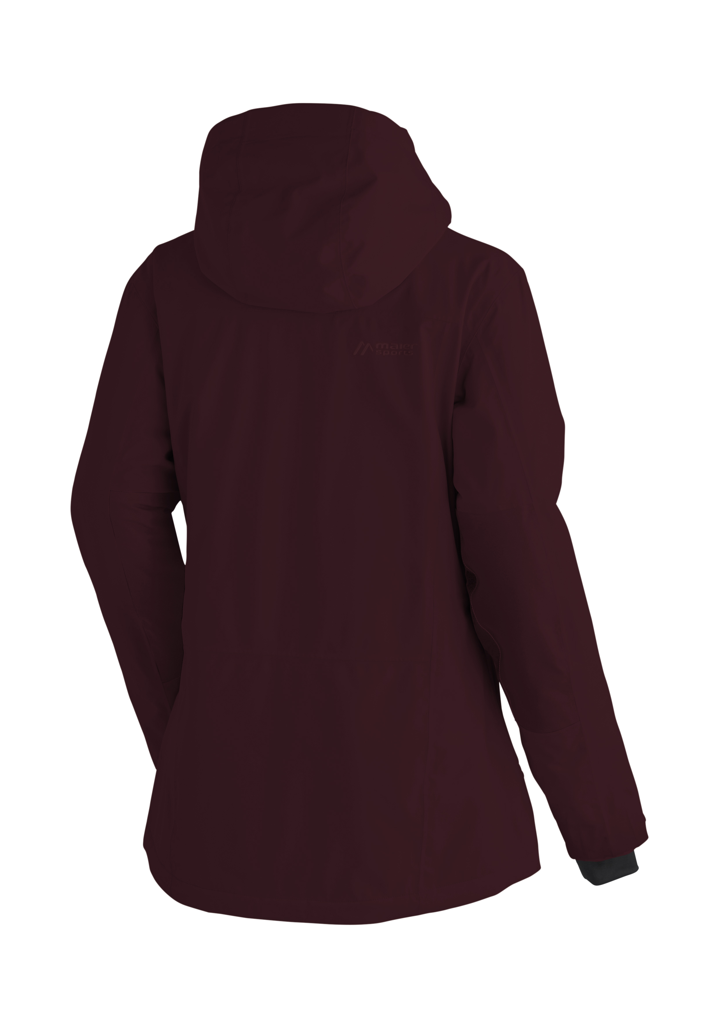 Kopa Jacket, Hooded jacket, Winter jacket, Maroon, Long sleeve