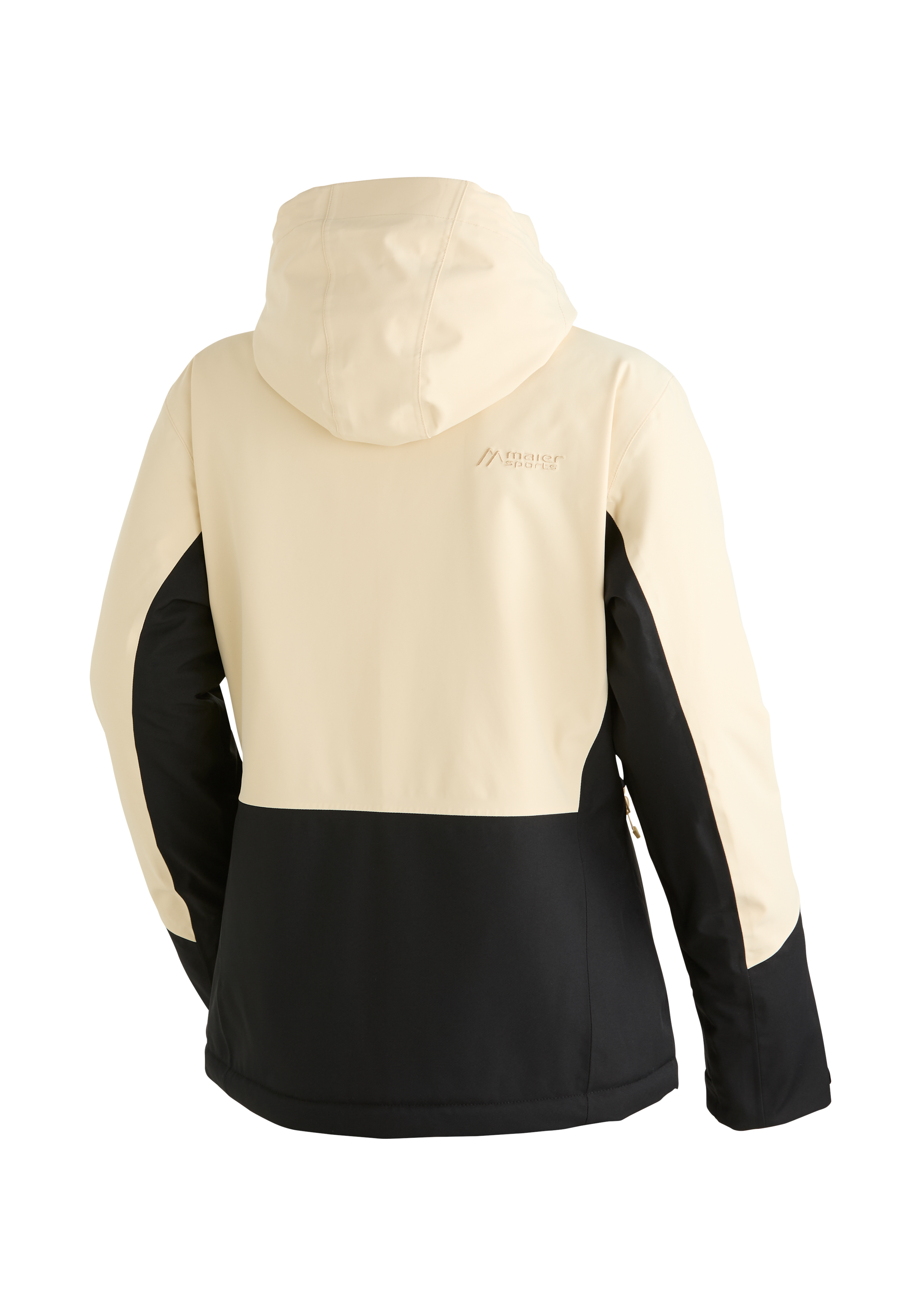 JANA jacke, hardshell, daunenoption, zweifarbig, hoodiejacke