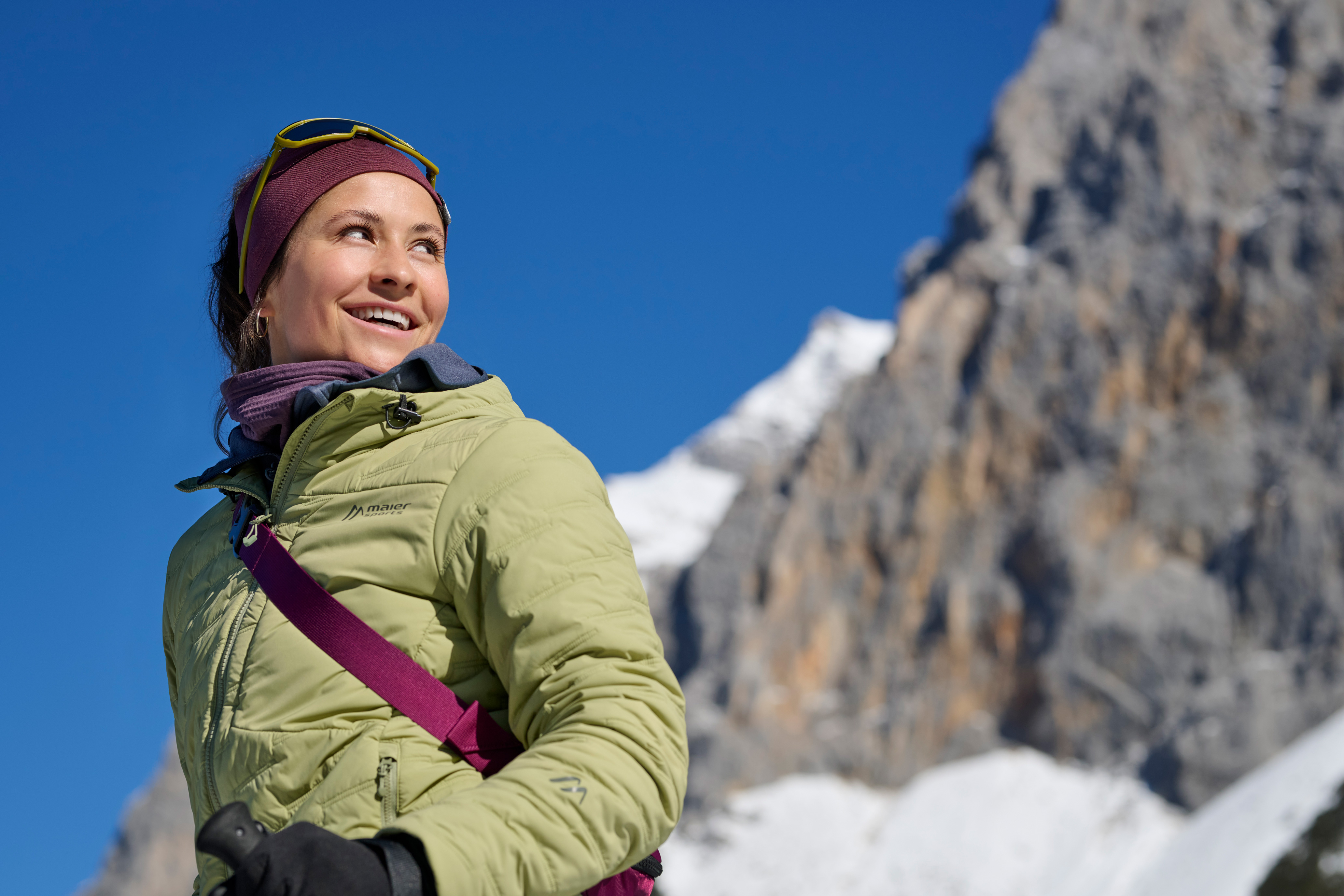 Mantel, Wandern, Person, Lächeln, Jacke
