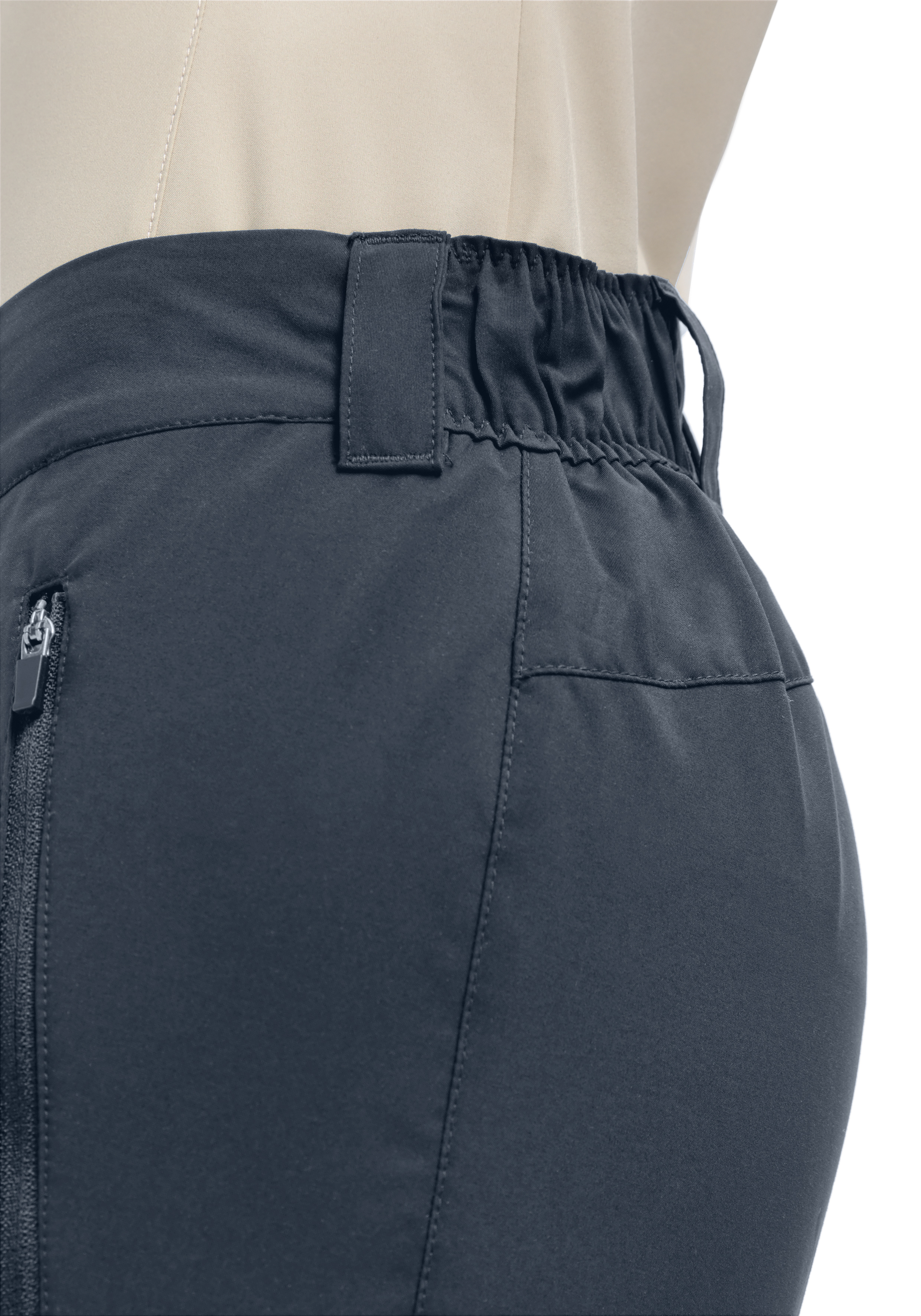 Lulaka Loop Bekleidung, Hosen, Jacke, Rock, Kurze Hosen, Bekleidung, Hosen, Jacke, Rock, Kurze Hosen, Hose, Nähte, Seitentasche, Gürtelbund, Bandlooks, Hose, Navy, Seitentasche, Elastischer Bund, Reißverschluss