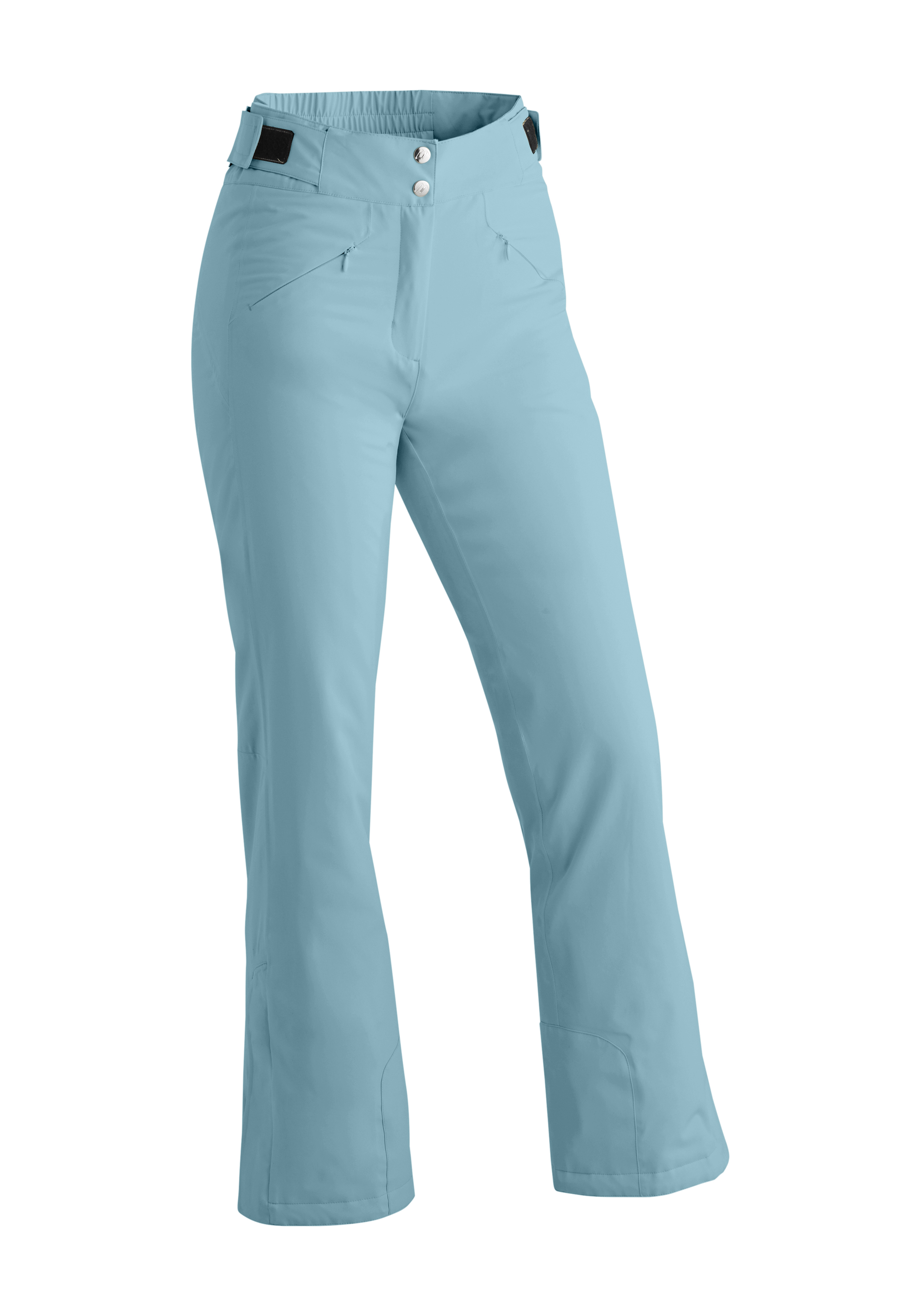 Allissia slim 3.0 hose, ski-pants, softshell, hellblau, taillierte schräge taschen