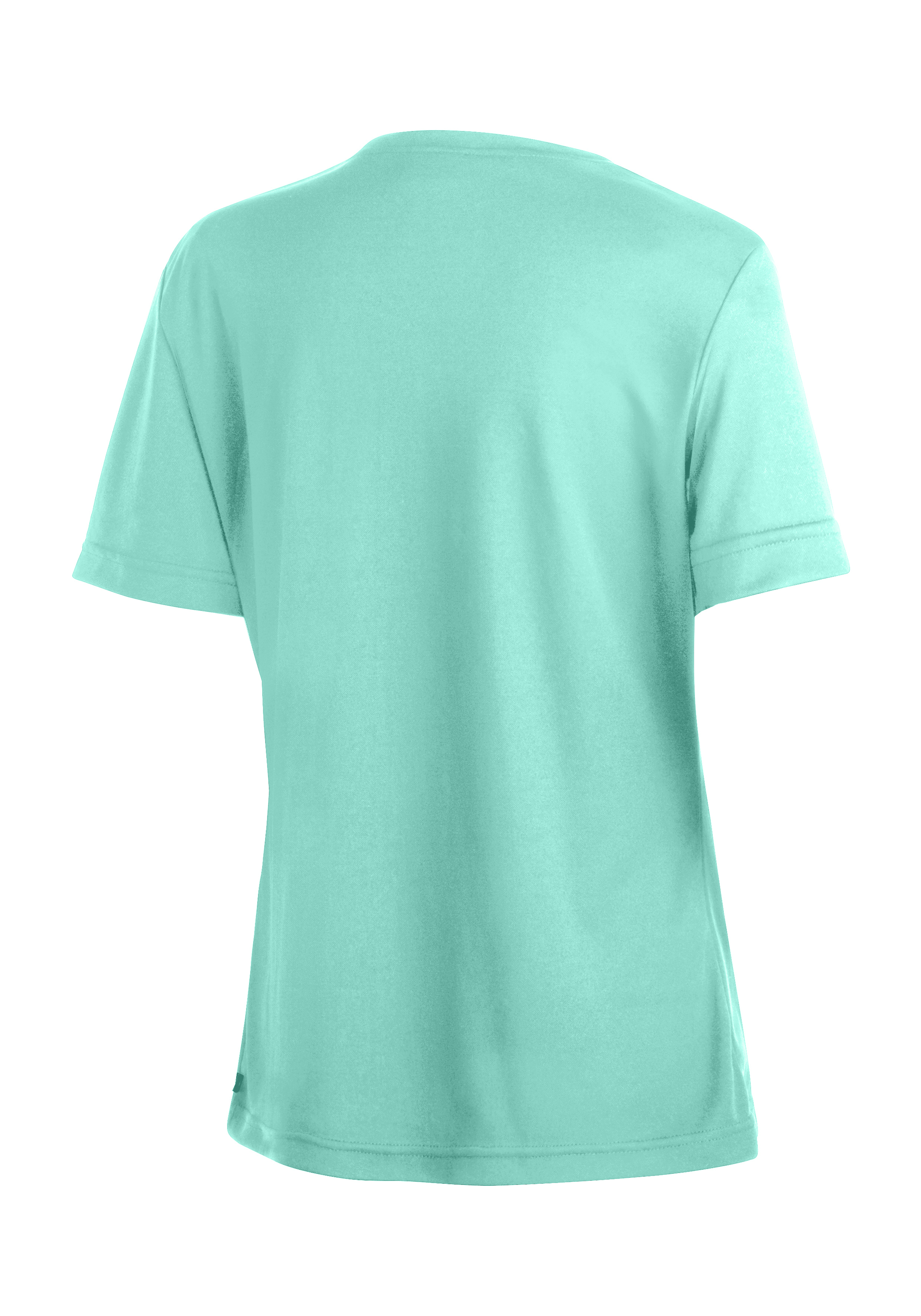 T-Shirt, Kurzarm, unifarbene, Baumwolle, mintgrün, T-Shirt, Mint, Short sleeves, Rundhals, Unifarben