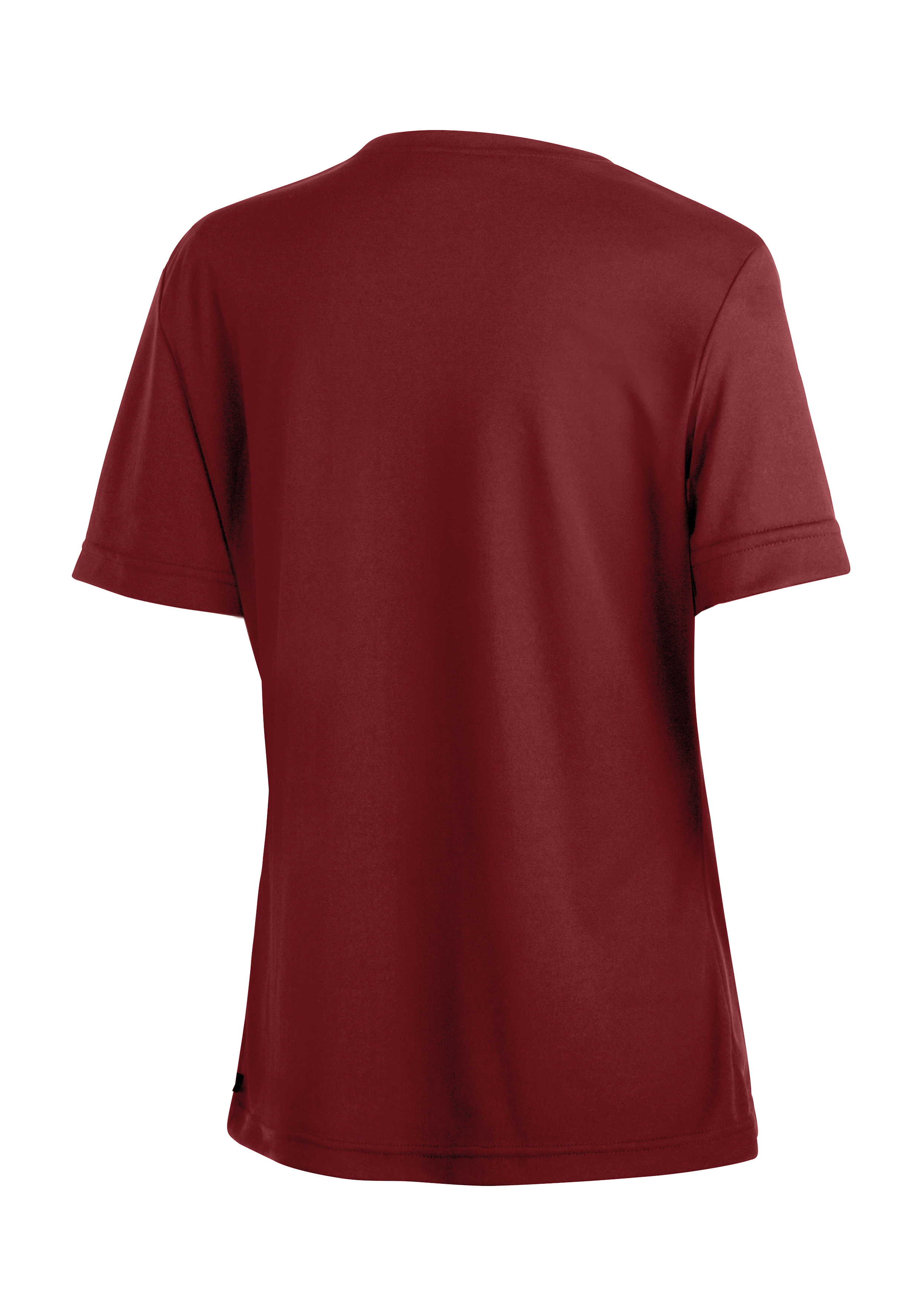 Waltraud H/S T-Shirt, Kurzarm, Rundhals, Uni-Farbe, Rot, T-Shirt, Kurzarm, Einfarbig, Rot, Rundhalsausschnitt