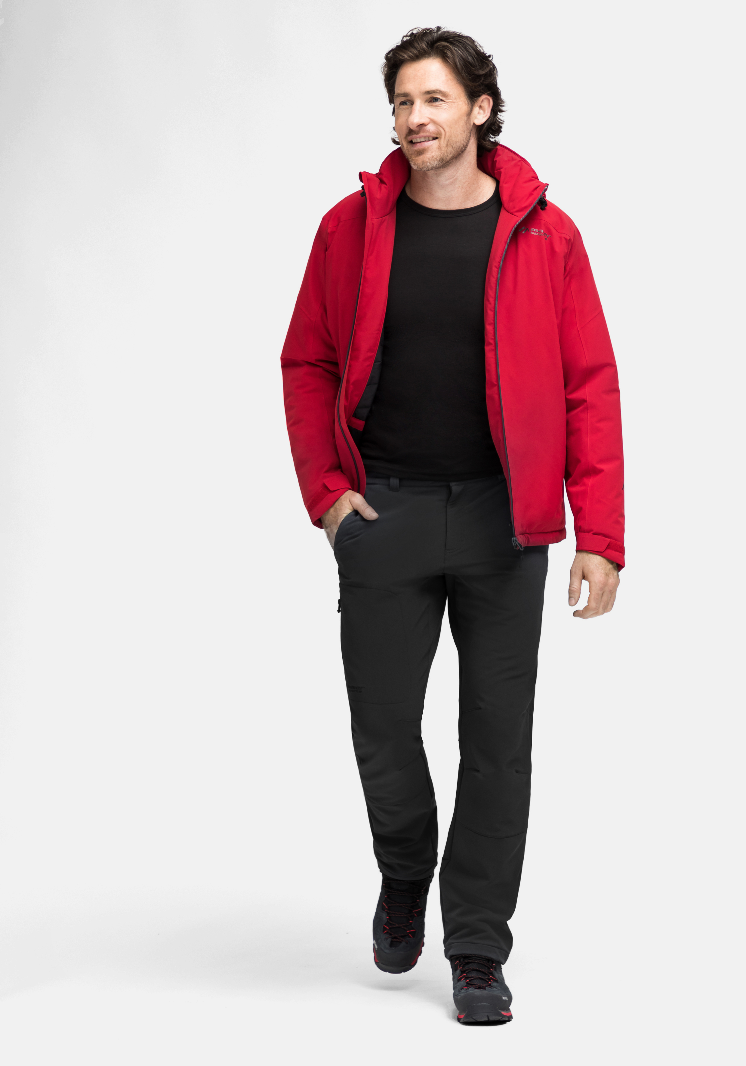 Mantel, Jacke, Langarm, Mann, Person