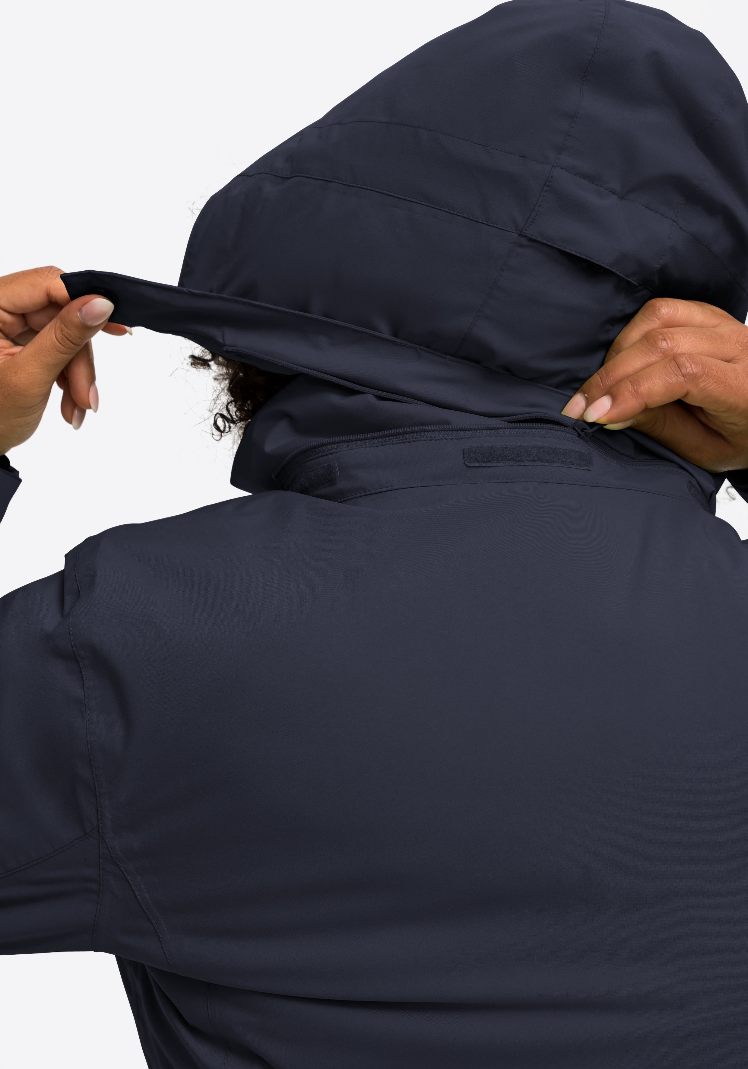 Mantel, Kapuze, Erwachsener, Person, Frau