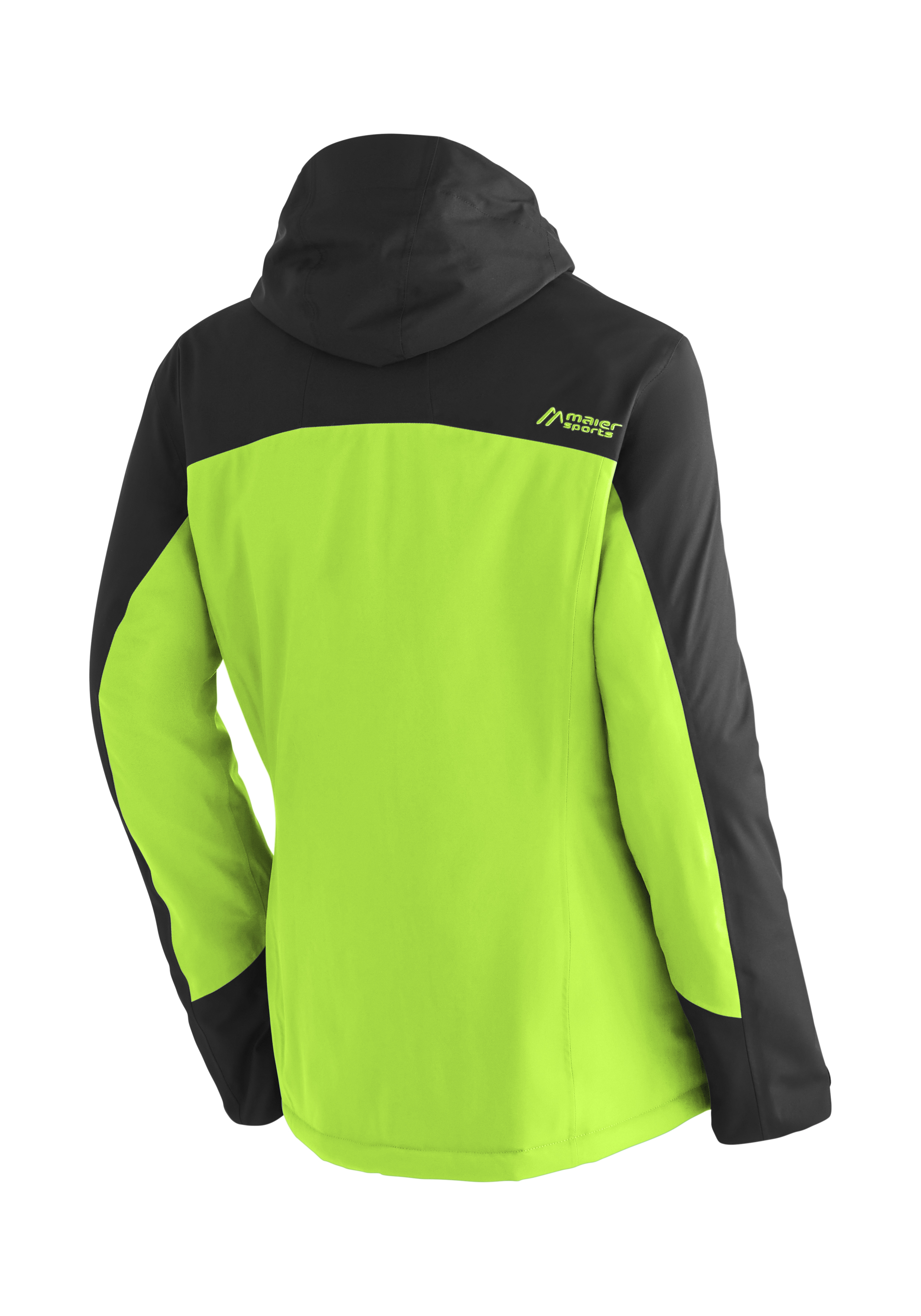 HELGE jacke, sportjacke, fahrradjacke, neon grün, reverskapuze