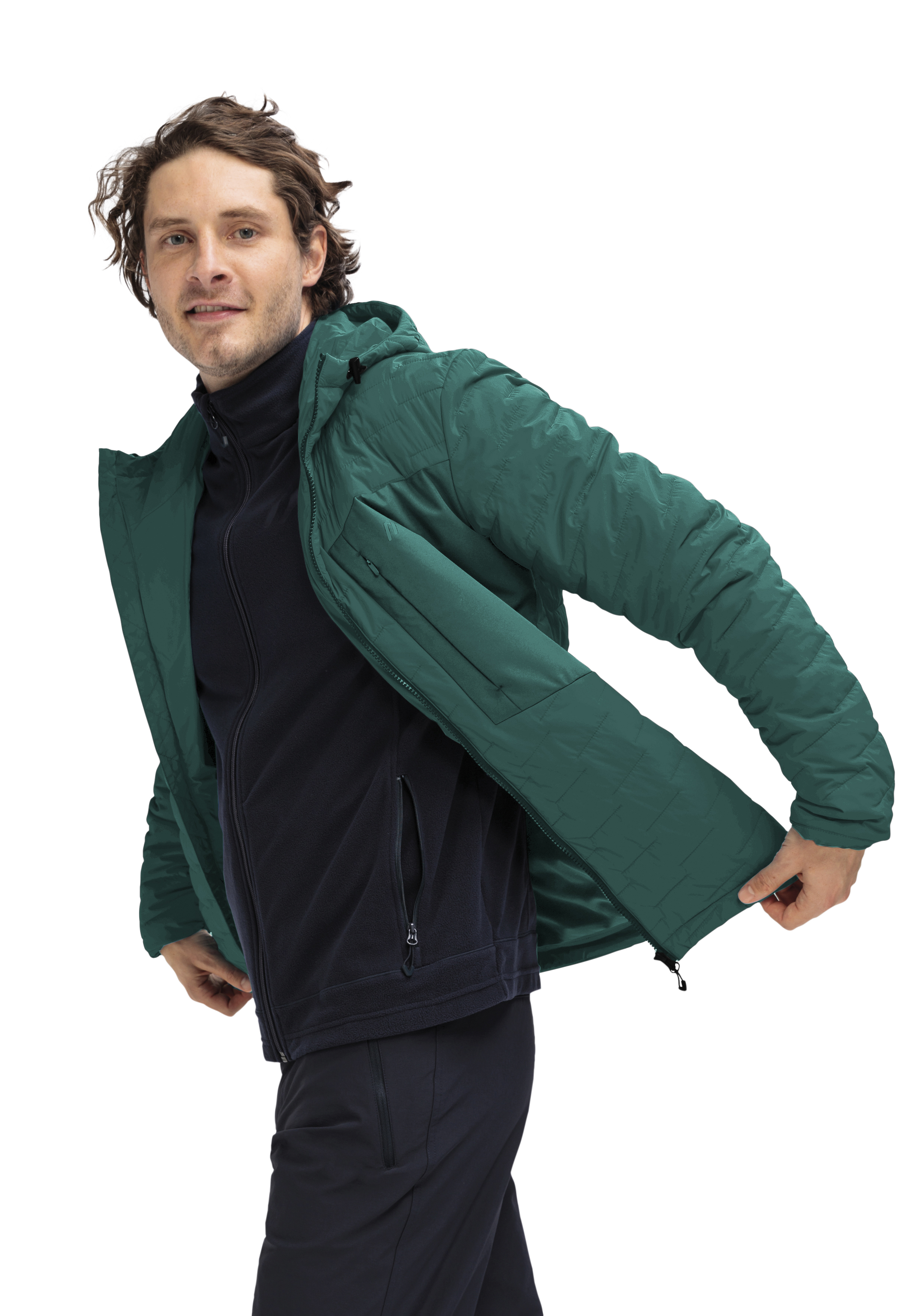 jacket, windbreaker, grün, gepaddet, oberbekleidung