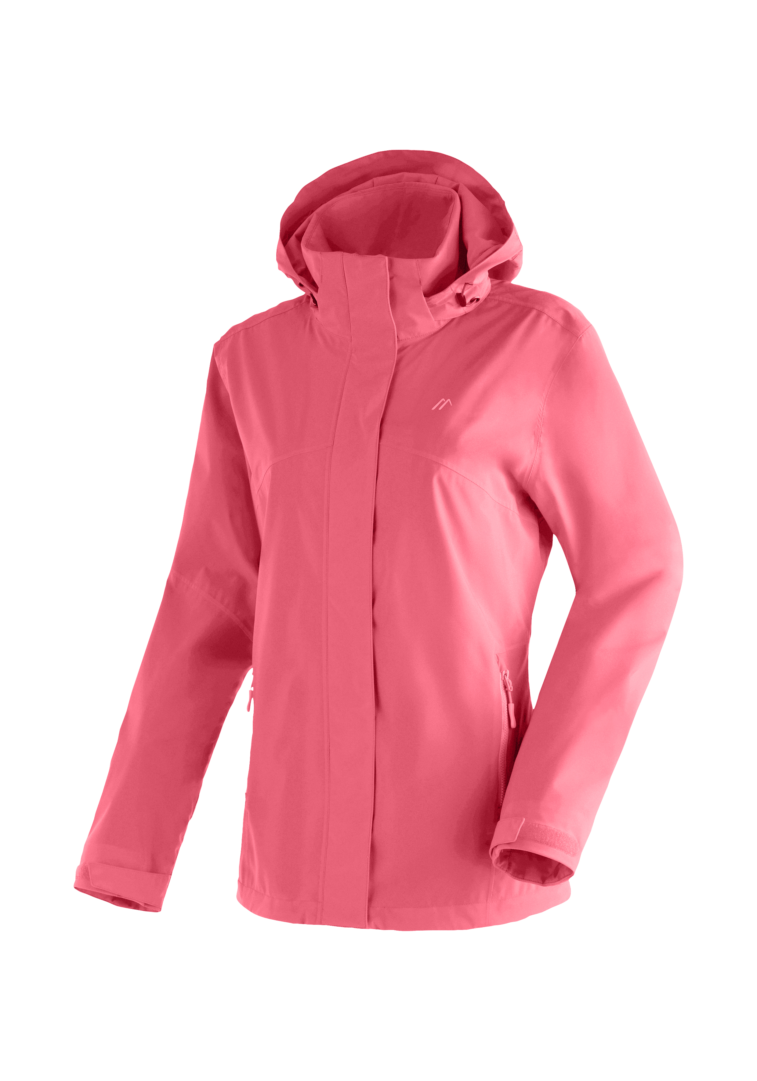 Metor rec W jacke, softshell, pink, hooded, reissverschluss