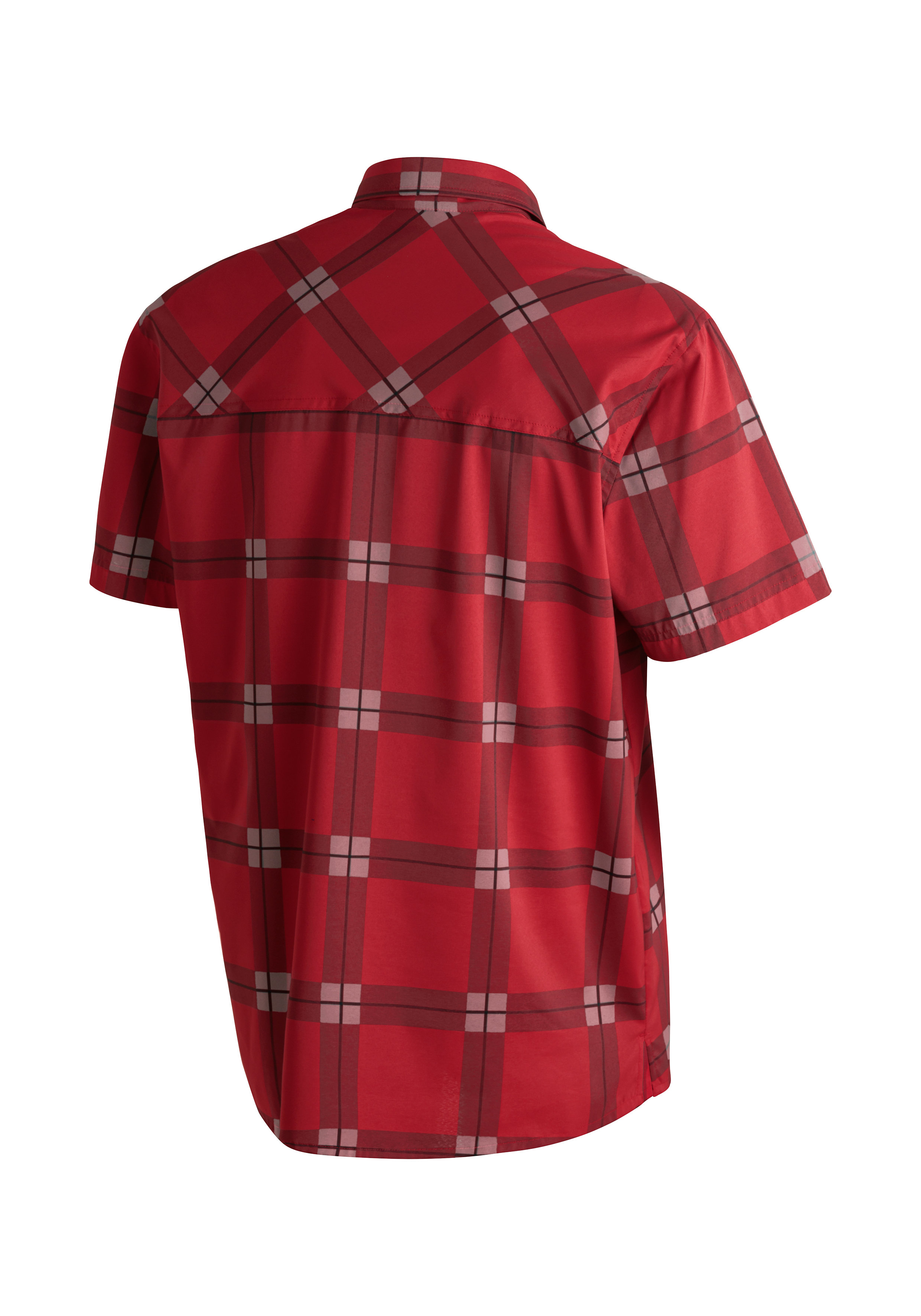 Hemd, Rot, Karomuster, Kurzarm, Casual