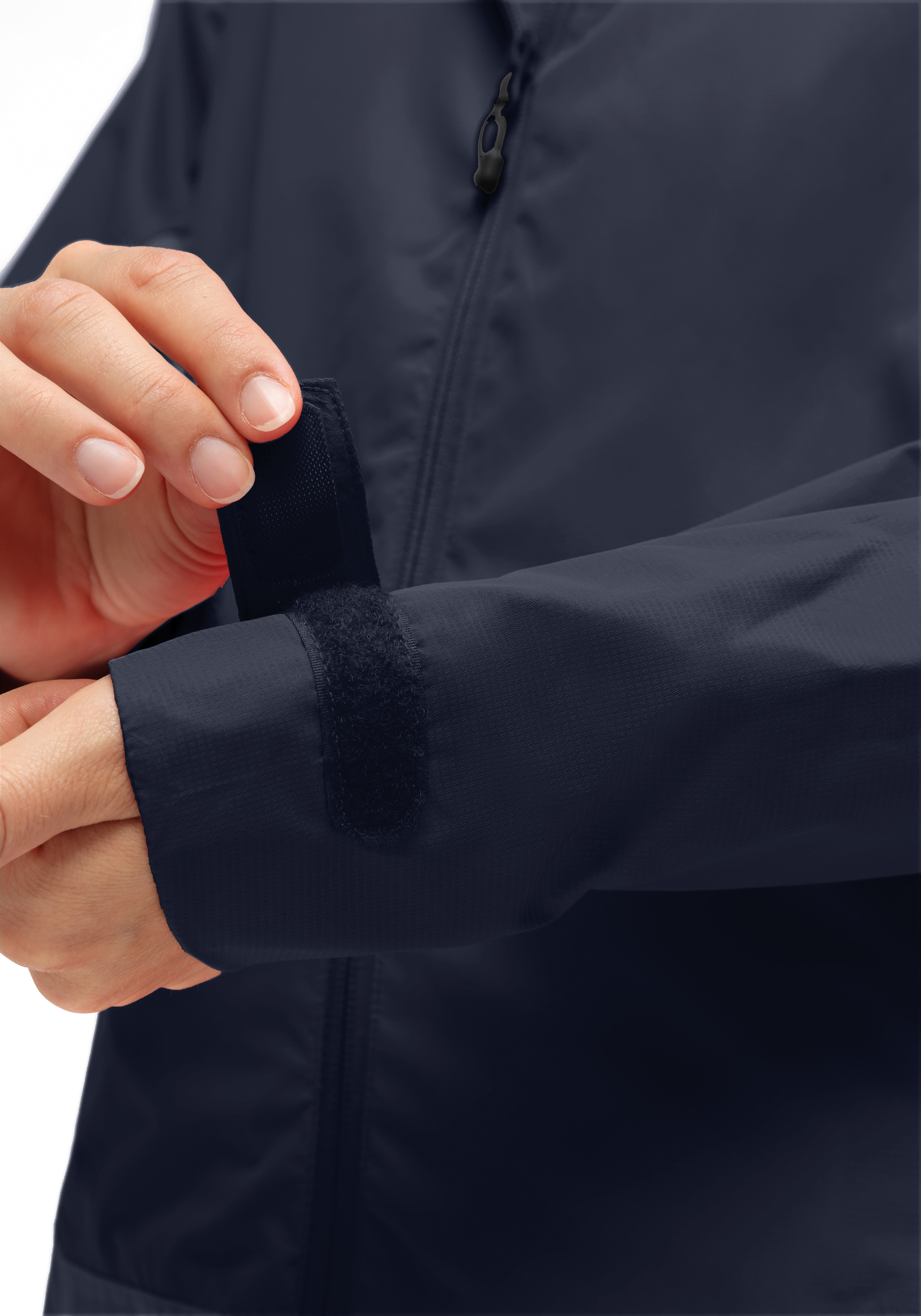 Reißverschluss, Jacke, Armbund, Stretch, Nylongewebe