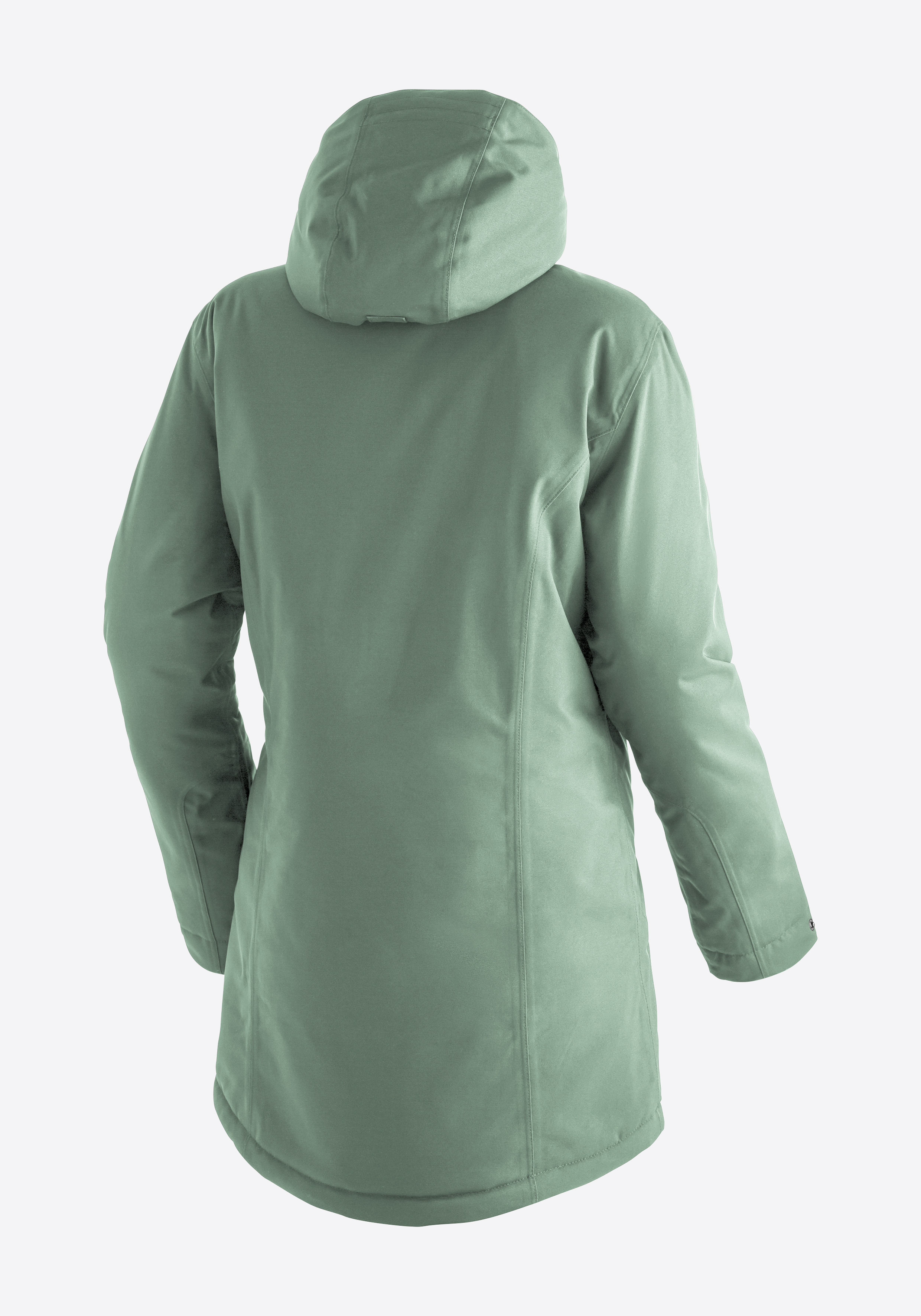 KATRINE Mantel, Jacke, Langarm, Kapuzenpulli, Kapuze, Winterjacke, Hoodie, Reißverschluss?, Mantel, Garden green