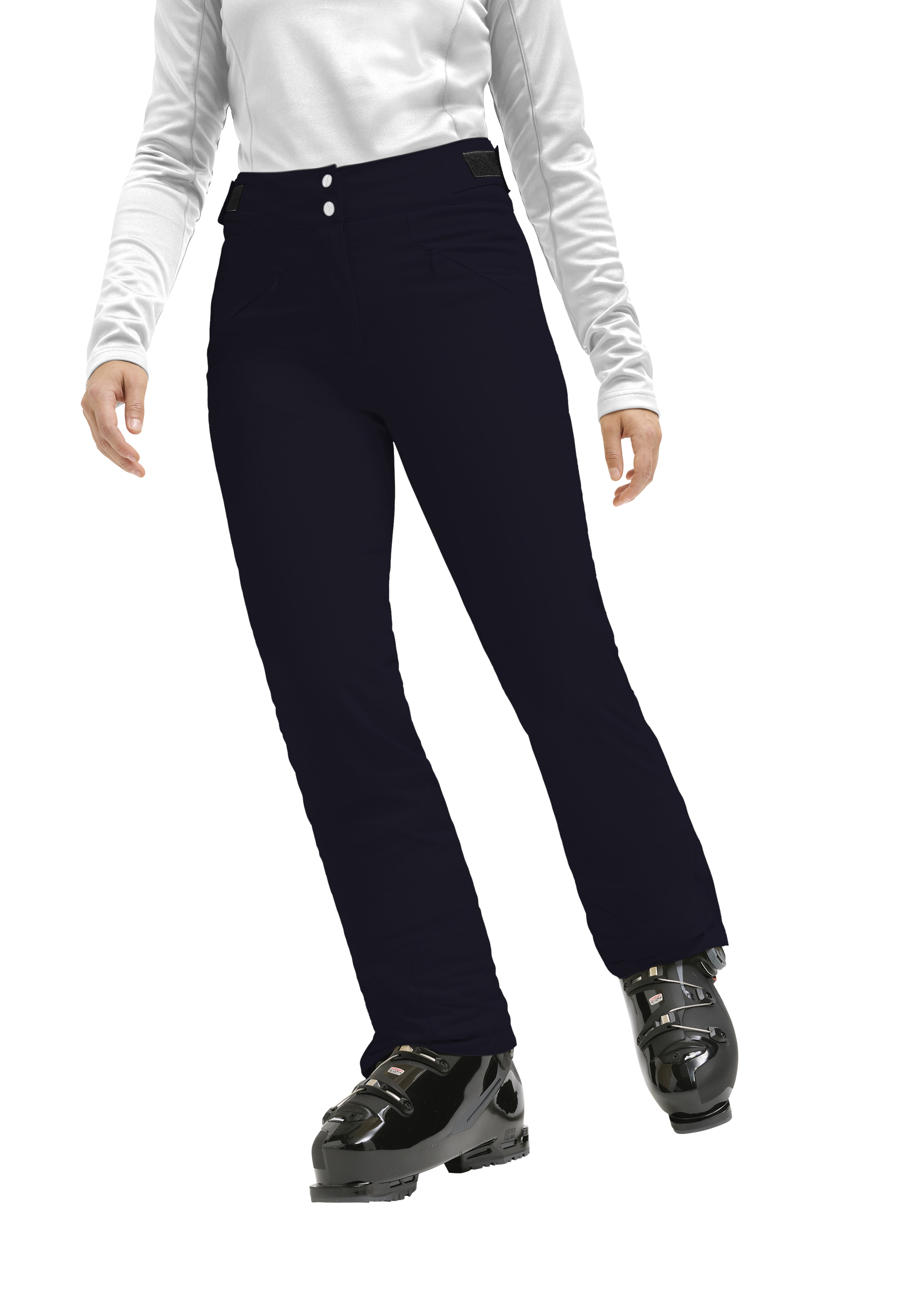 Hose, Snowboardhose, Damen, Schwarz, Bundverschluss