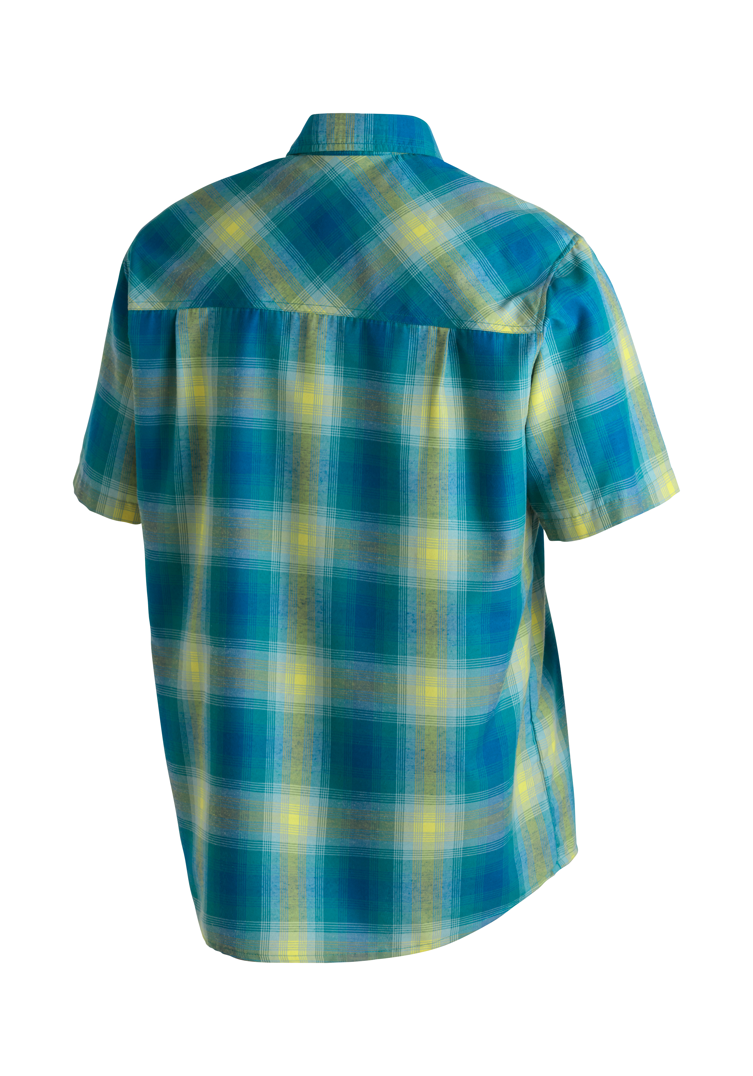 Mauro Playa Plaidshirt, Kurzarm, Hemd, Gittermuster, Baumwolle