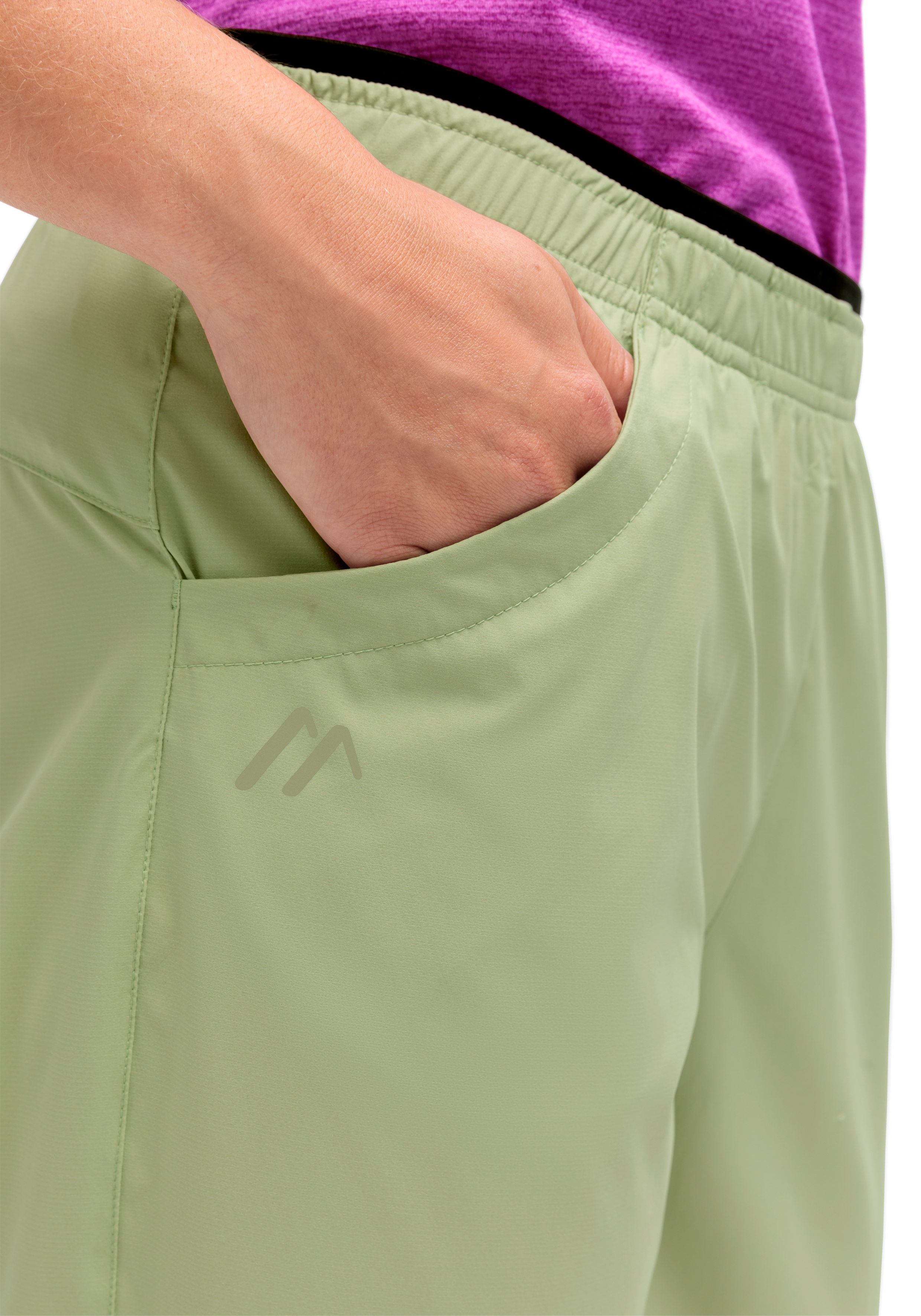 Hose, Sporthose, Kunststoff, Gummiband, Logo-Motiv