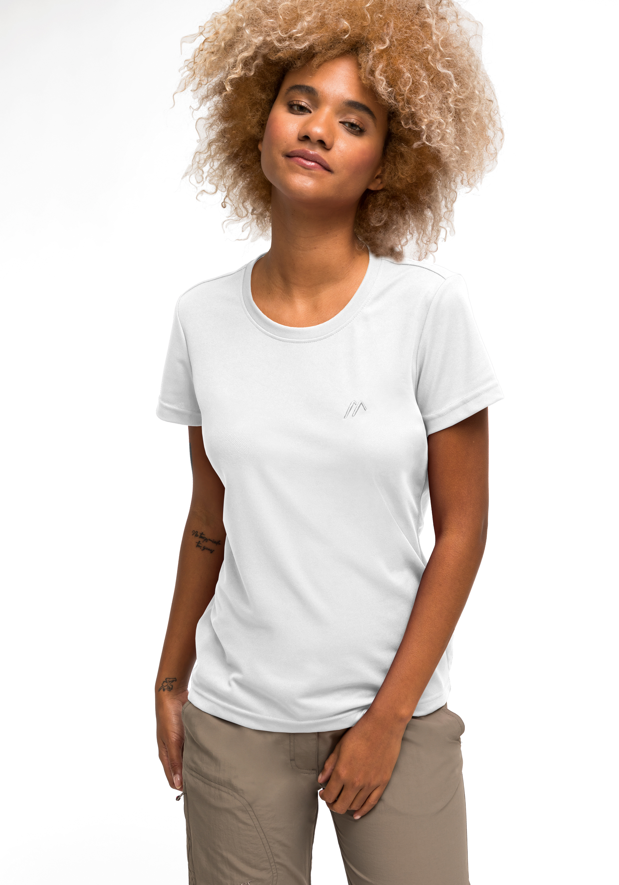 T-Shirt, Weiß, Rundhalsausschnitt, Kurzarm, Basics, T-Shirt, Kurzarm, Weiß, Rundhals, Baumwolle