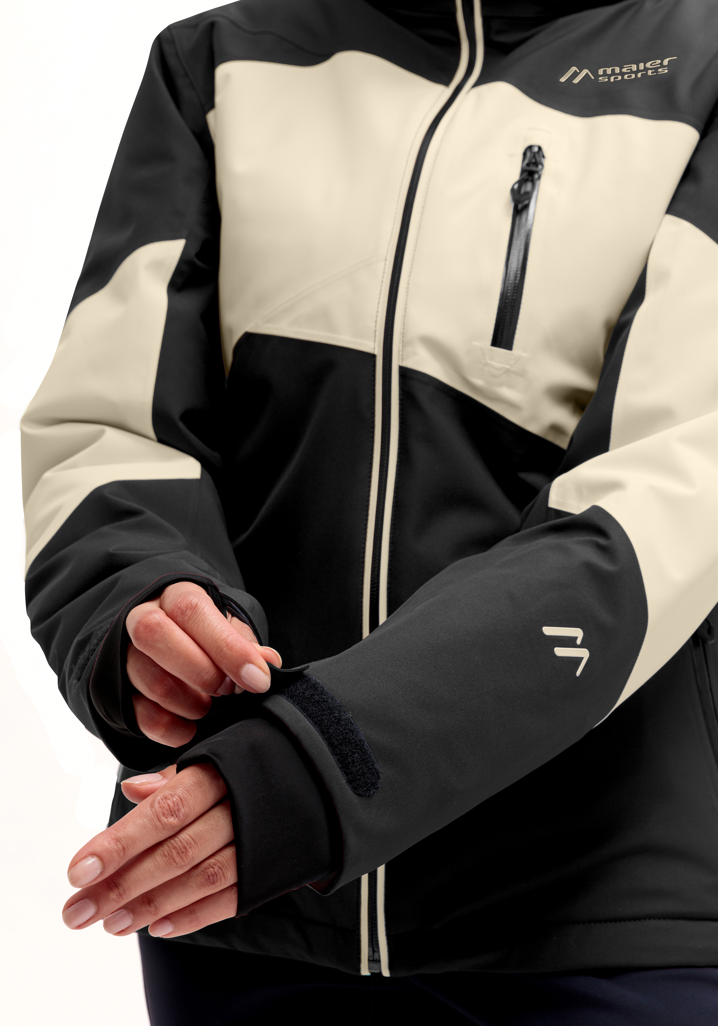 Mantel, Jacke, Langarm, Fleece, Person, Mantel, Jacke, Fleece, Langer Ärmel, Person