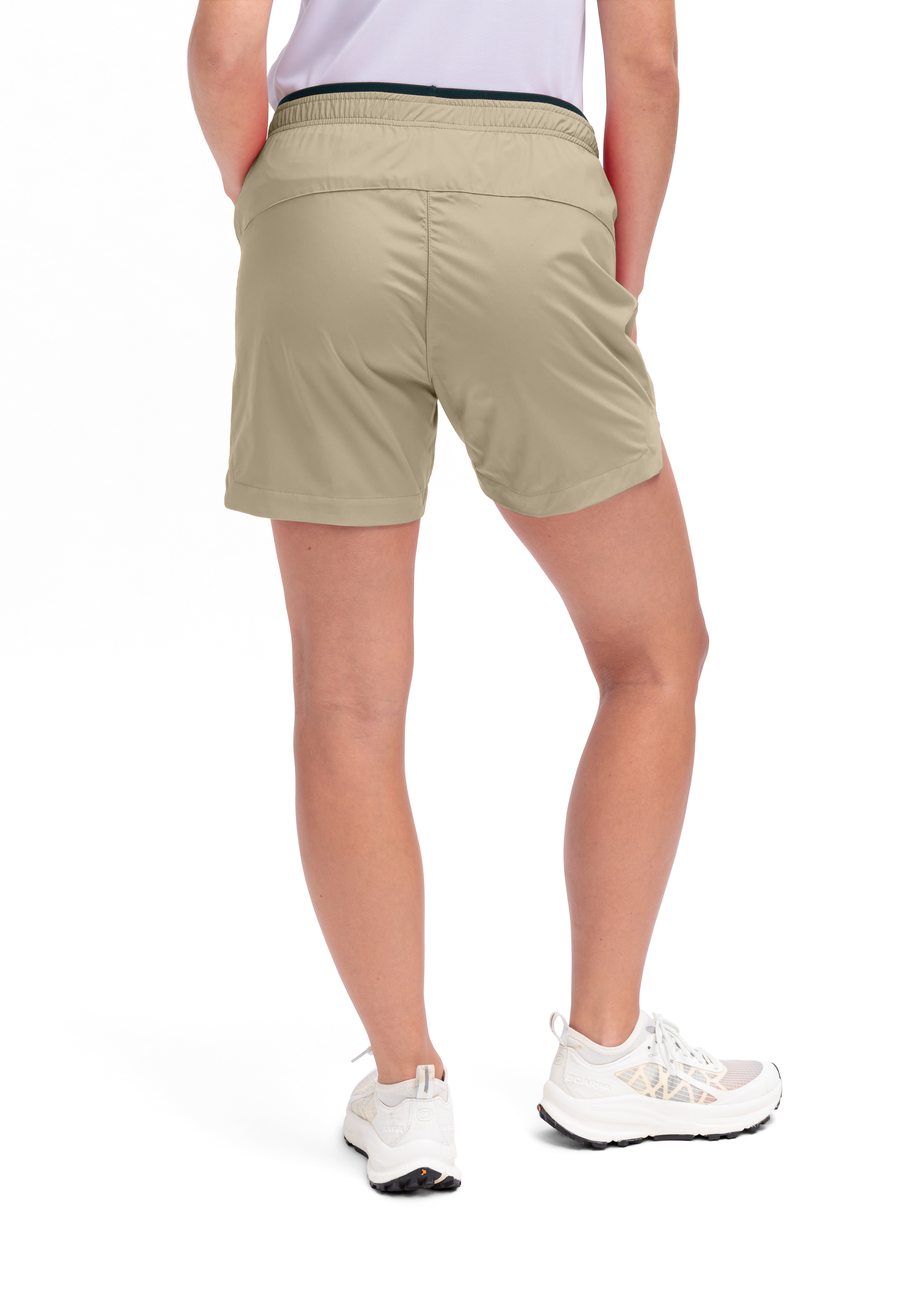 Fort Shorts W hortpants, shorts, khaki, elastic-waist, athletic