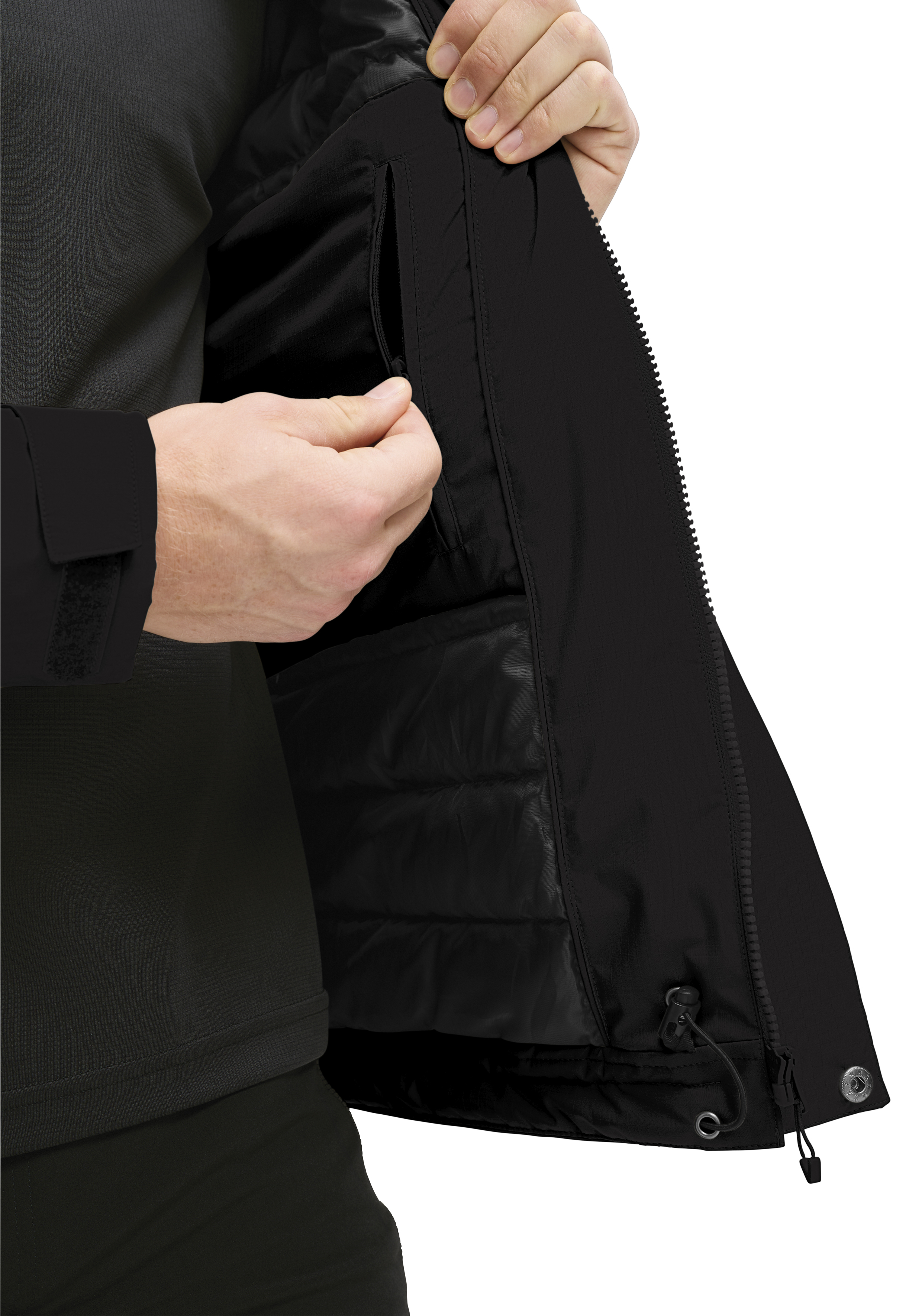 Elite Warm M jacke, reissverschluss, innenfutter, reissverschluss, taschen