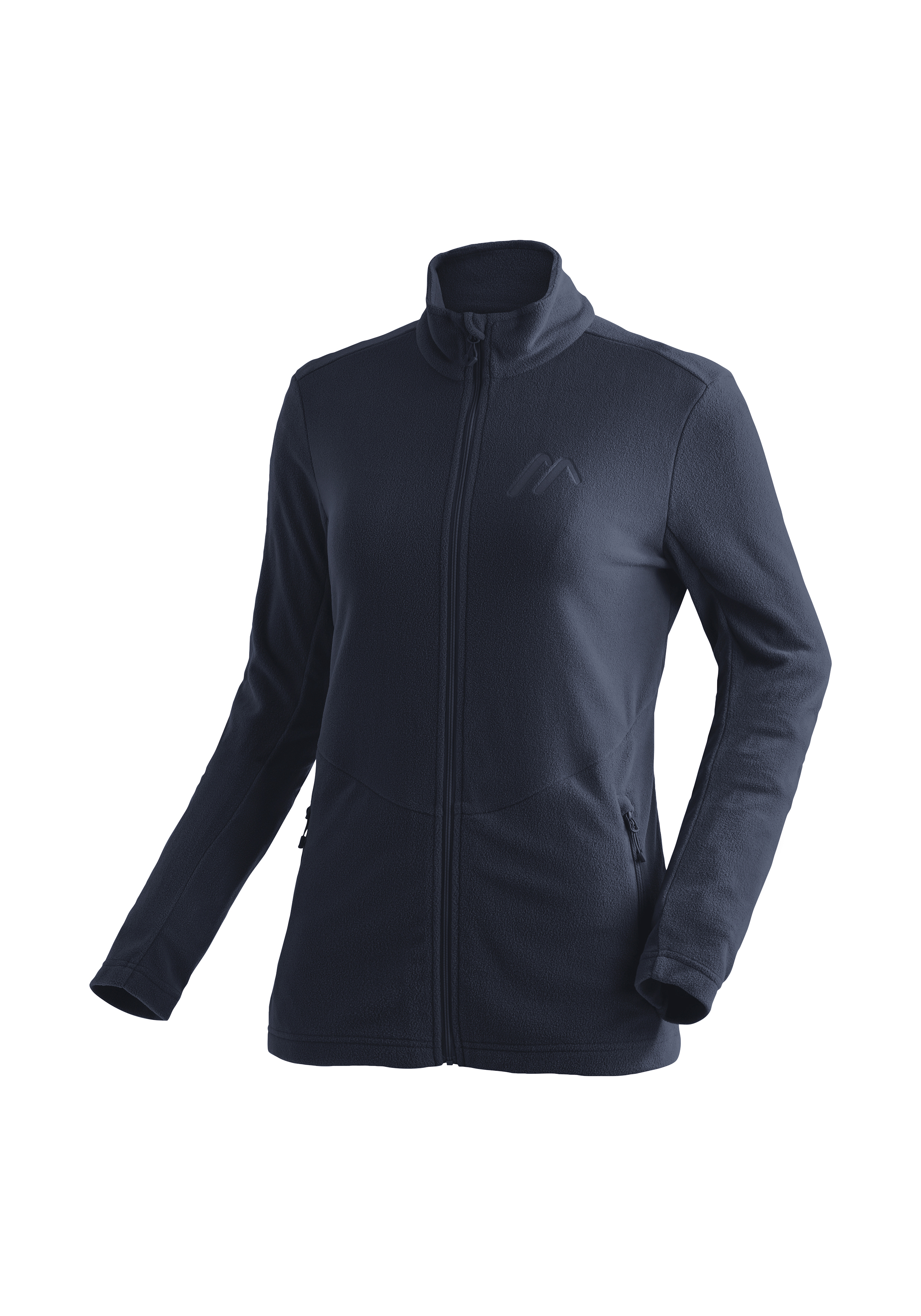 Denise Jacket W Mantel, Jacke, Fleece, Langer Ärmel, Kapuzenpulli, Mantel, Jacke, Fleece, Langer Ärmel, Kapuzenpulli, Bekleidung, Mantel, Jacke, Fleece, Langer Ärmel, Fleece, Fleecejacke, Navy, Reißverschluss, Zwei Taschen