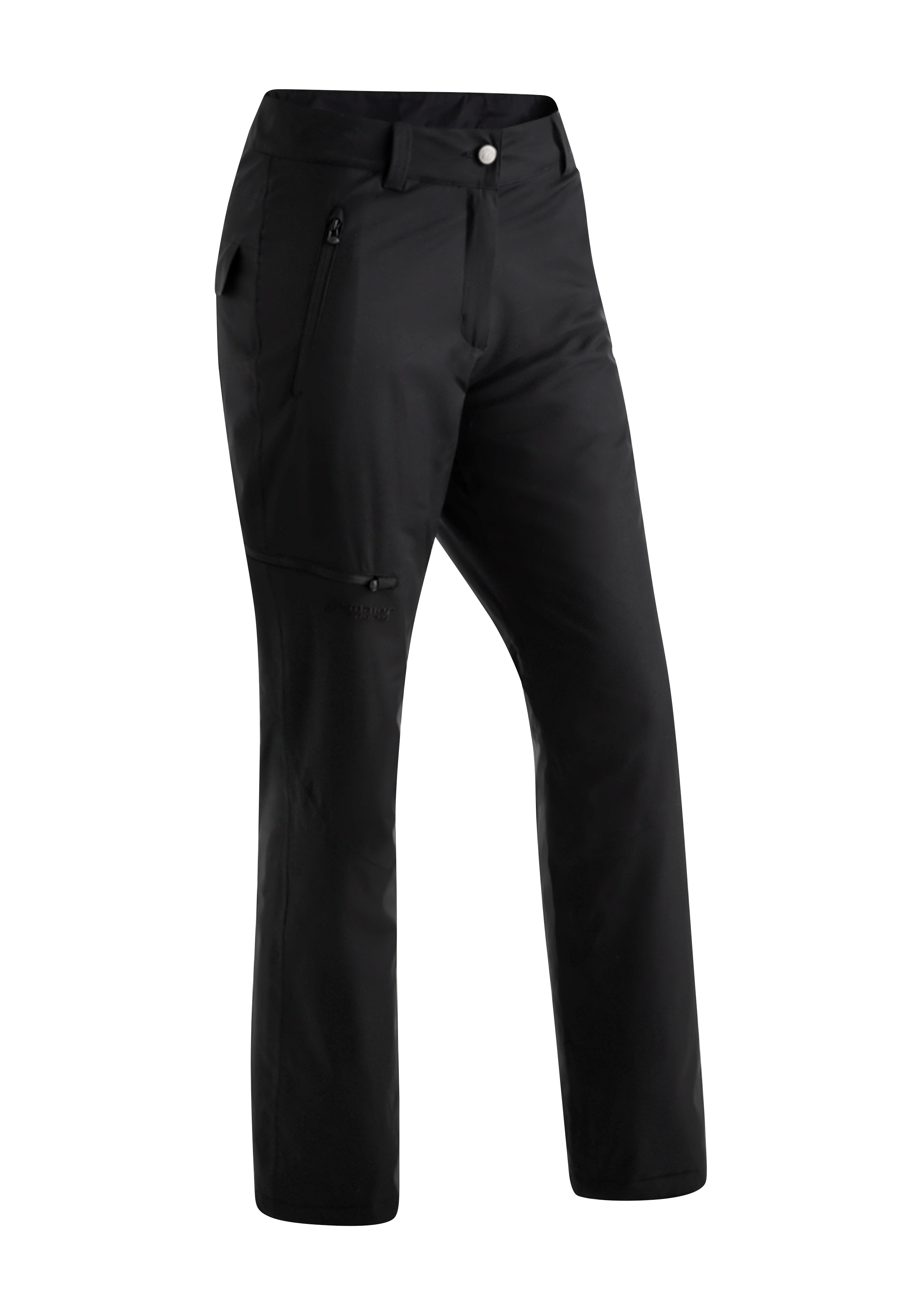 Dunit W Bekleidung, Hosen, Jeans, Hose, Softshell, Schwarz, Reißverschluss, Taschen