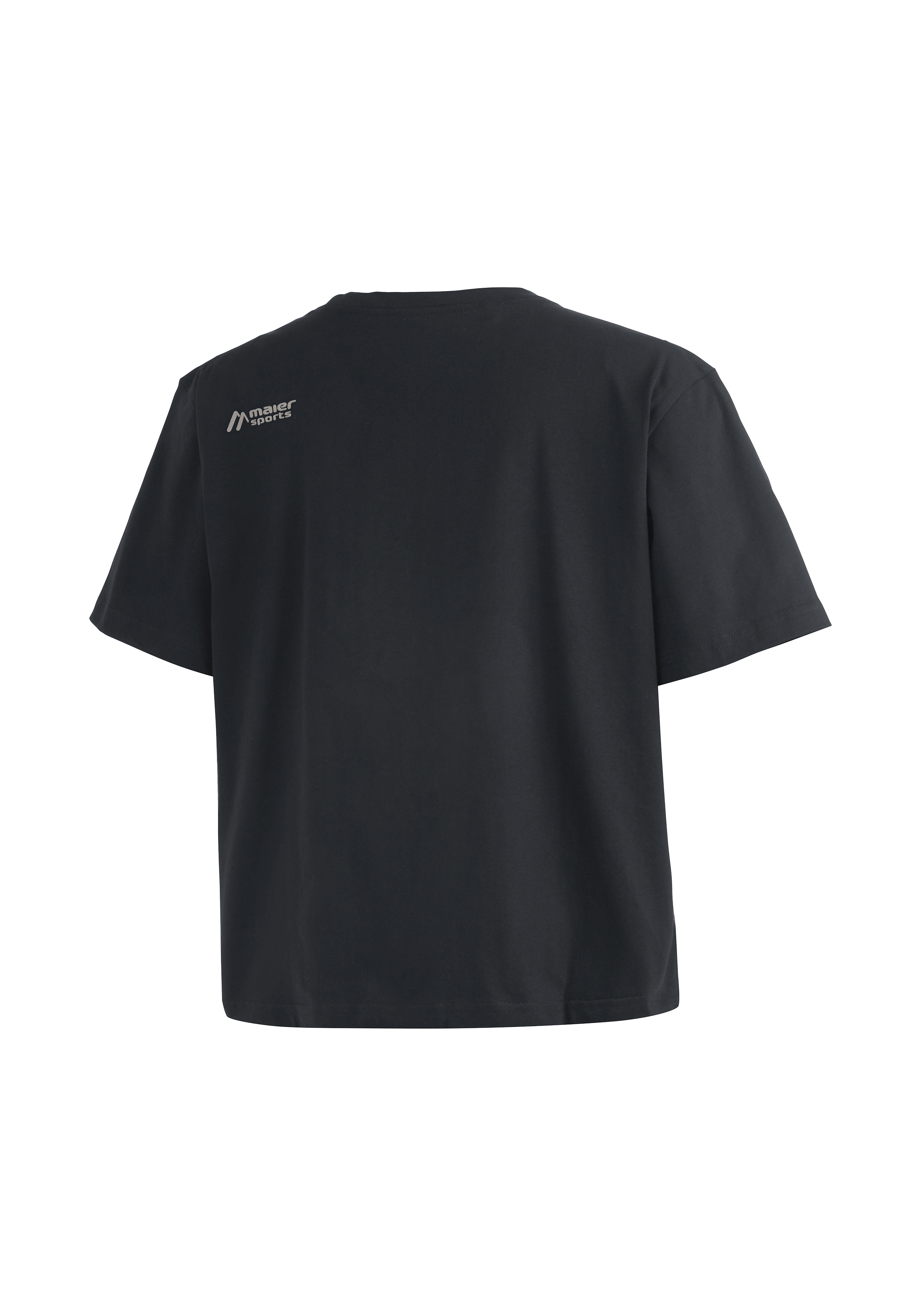 MS FAV Tee Cropped W Bekleidung, T-shirt, Hemd, Ärmel, T-shirt, Kurzärmlig, Schwarz, Solid, Sport
