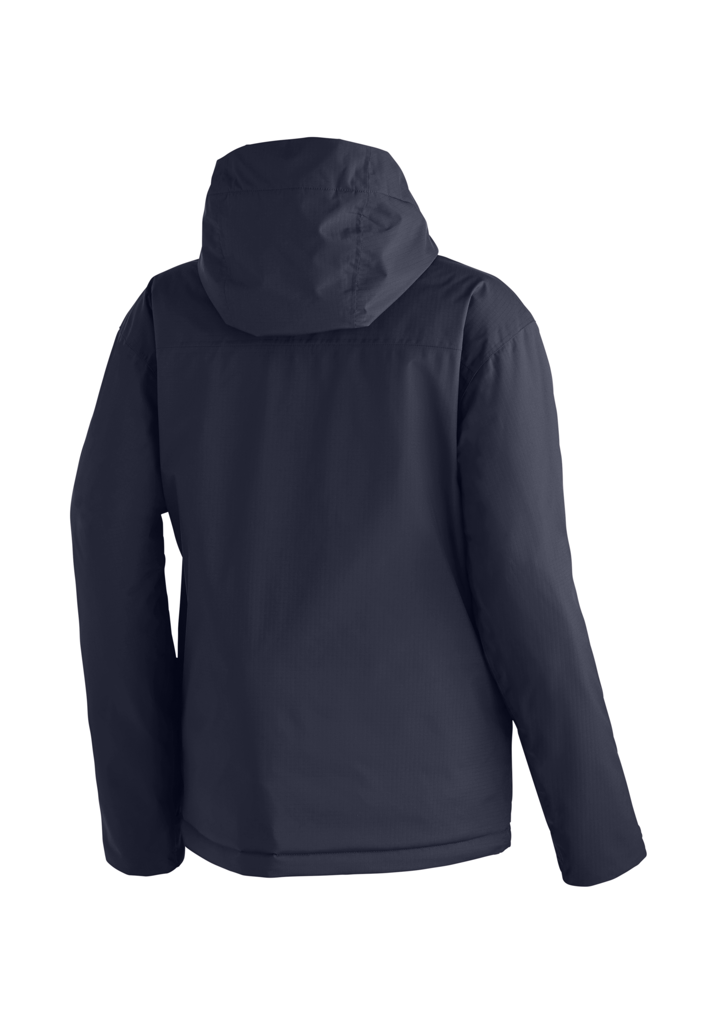 Elite Warm W Hooded jacket, dunkelblau, Windbreaker, lange Ärmel, Rückseite