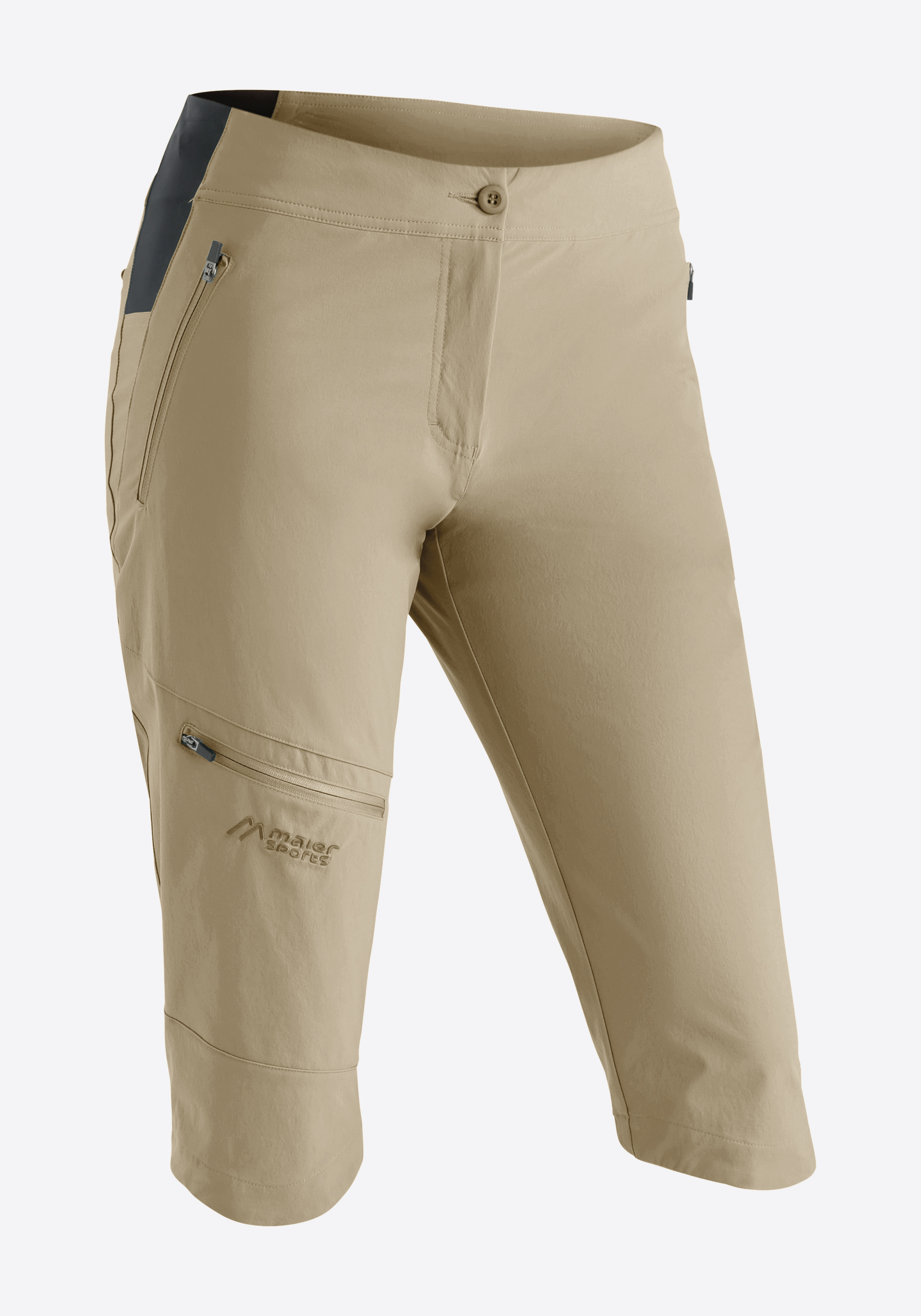 Inara slim Capri Vario Bekleidung, Kurze Hosen, Khaki, Weste, Hosen