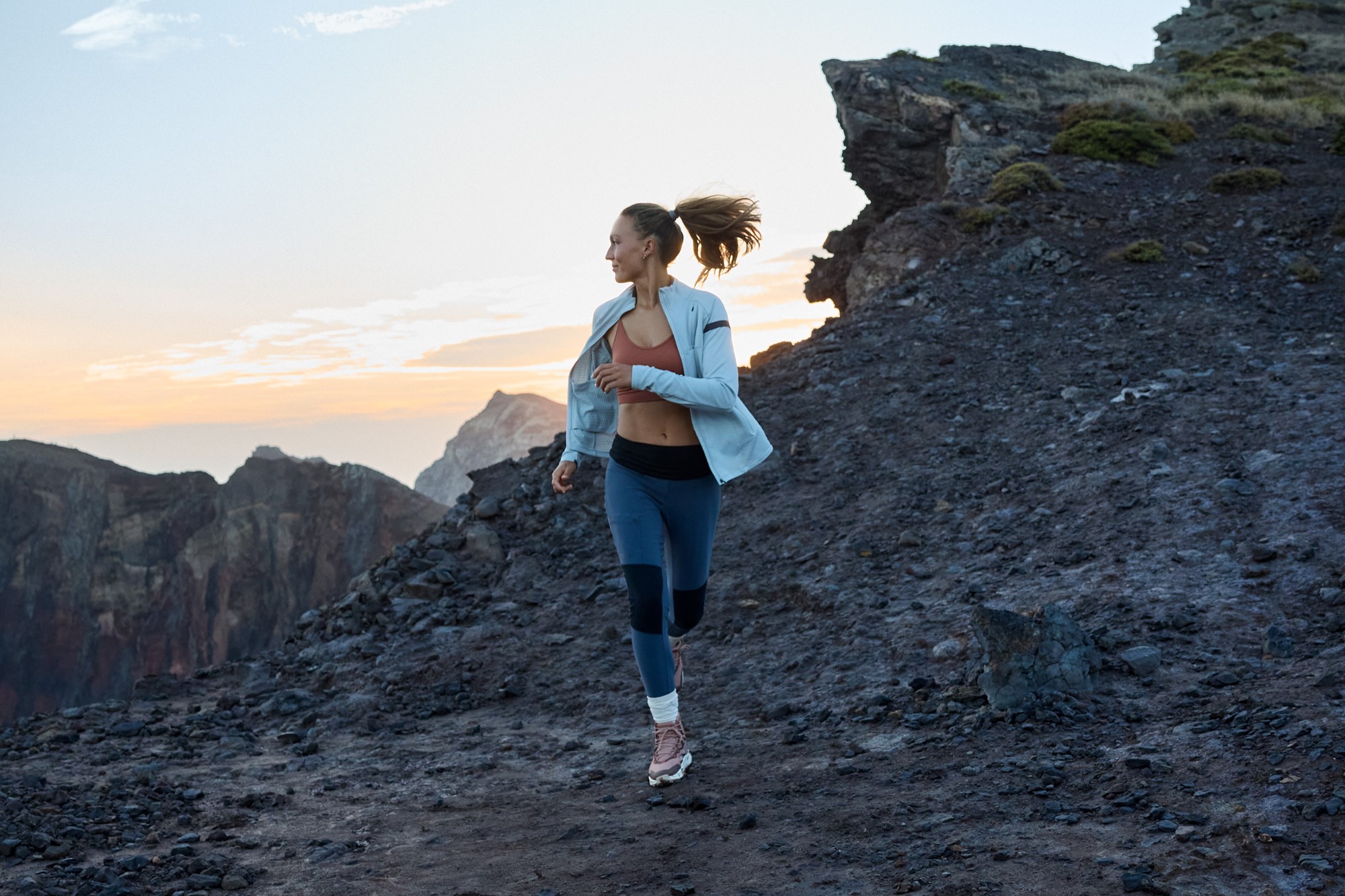 Person, Läuft, Rock