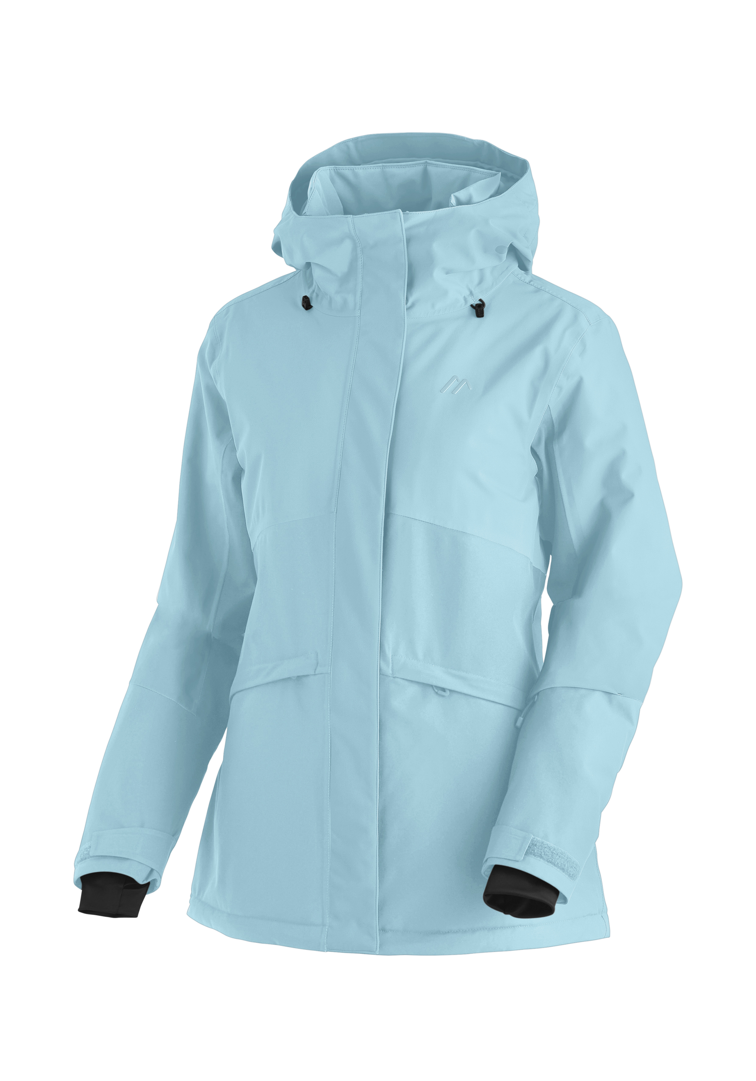 Poiana Winterjacke, Regenjacke, hellblau, Kapuzenjacke, Windbreaker